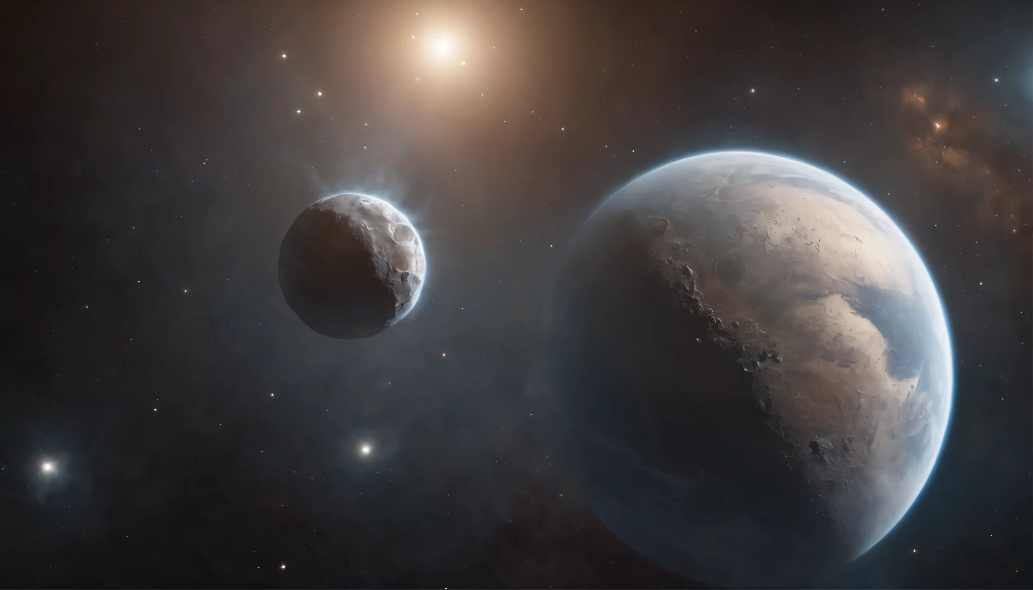 [![Cinematic Space Wallpaper](https://image.freepik.com/free-photo/beautiful-space-background-with-planet-asteroid-field_1303-31558.jpg)](https://image.freepik.com/free-photo/beautiful-space-background-with-planet-asteroid-field_1303-31558.jpg)

Description: This stunning 4K wallpaper captures the beauty of space in cinematic detail. The camera is positioned in the vastness of space, facing a majestic planet in the distant background. Swirling clouds and mesmerizing landmasses adorn the planetary surface, hinting at a world teeming with life and mystery.

In the midground, an asteroid field stretches across the scene, with countless rocky fragments drifting gracefully through the void. Some asteroids sparkle with the reflection of distant stars, while others bear scars of ancient collisions, adding depth and texture to the composition.

The scene is bathed in the soft glow of distant stars, creating a sense of wonder and awe at the sheer scale and beauty of the universe. This wallpaper invites viewers to embark on a visual journey through the cosmic realm, sparking imagination and contemplation of the wonders that lie beyond our world.