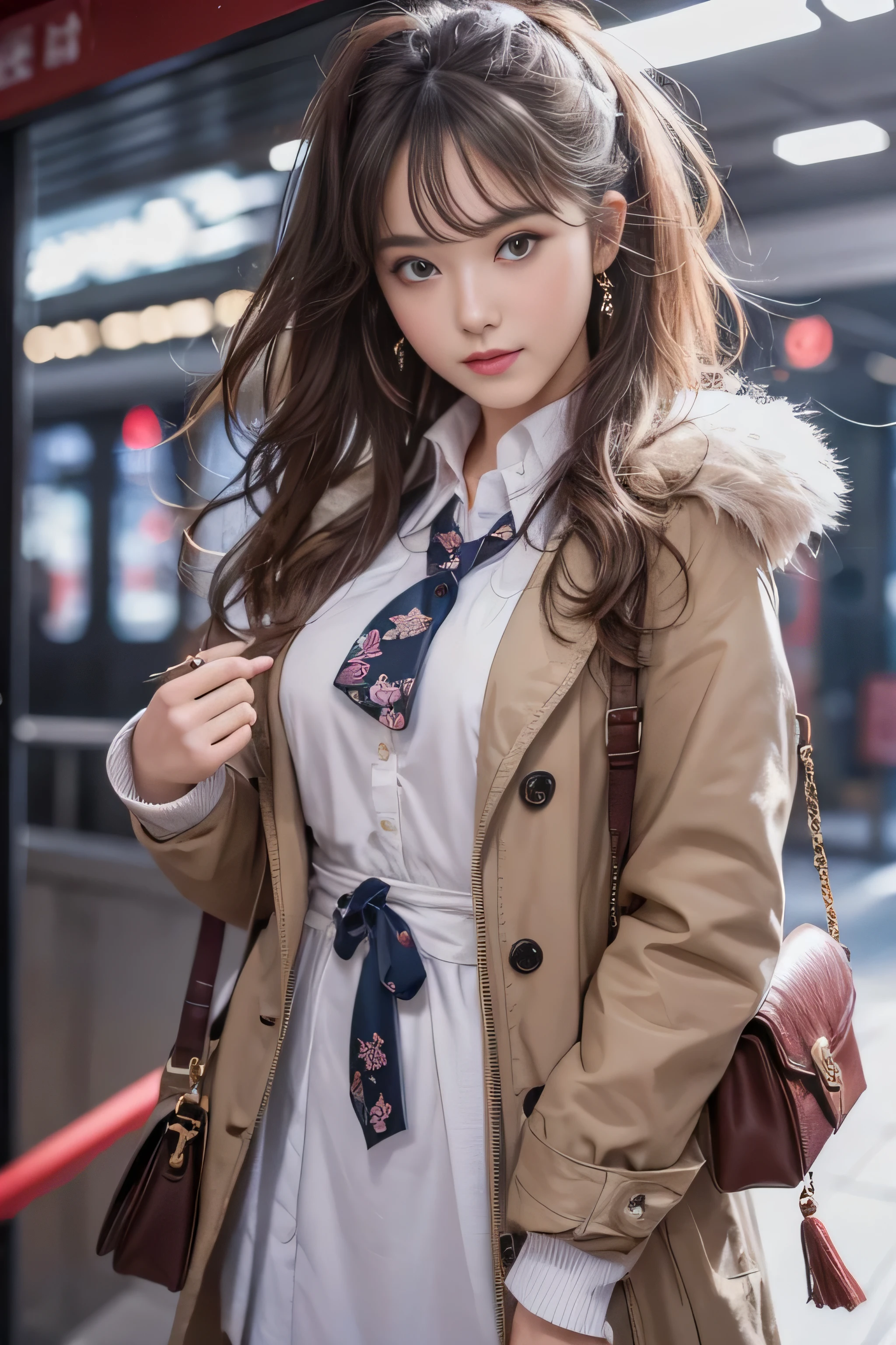 highest quality、High resolution、Super detailed、masterpiece、(Live shooting:1.5)、genuine:1.5、photogenuineistic:1.5、very delicate and beautiful、small details、1 female、Early 20s、(super beautiful)、(beautiful face:1.5)、(detailed face:1.5)、There is a sad and open leather cover、That person in the graduation photo has kind eyes、I was swept away by the crowd、It's changing、The path under the swaying willow、Now it can only be seen from the train、You are my youth