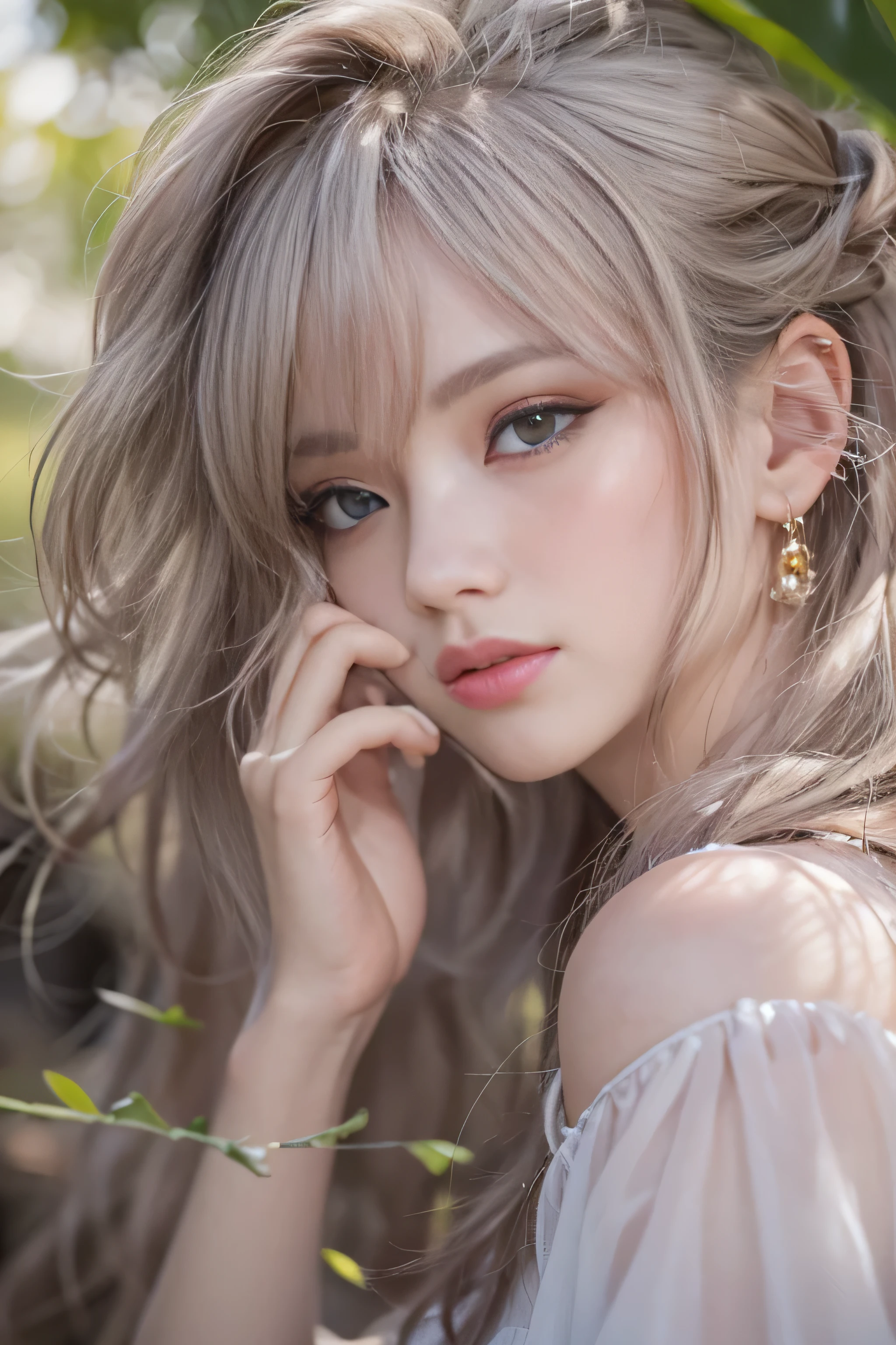 highest quality、High resolution、Super detailed、masterpiece、(Live shooting:1.5)、genuine:1.5、photogenuineistic:1.5、very delicate and beautiful、small details、1 female、(late 20s:1.2)、(super beautiful)、(beautiful face:1.5)、(detailed face:1.5)、There is a sad and open leather cover、That person in your high school graduation photo has kind eyes..、I was swept away by the crowd、It's changing、The path under the swaying willow、Now it can only be seen from the train、You are my youth