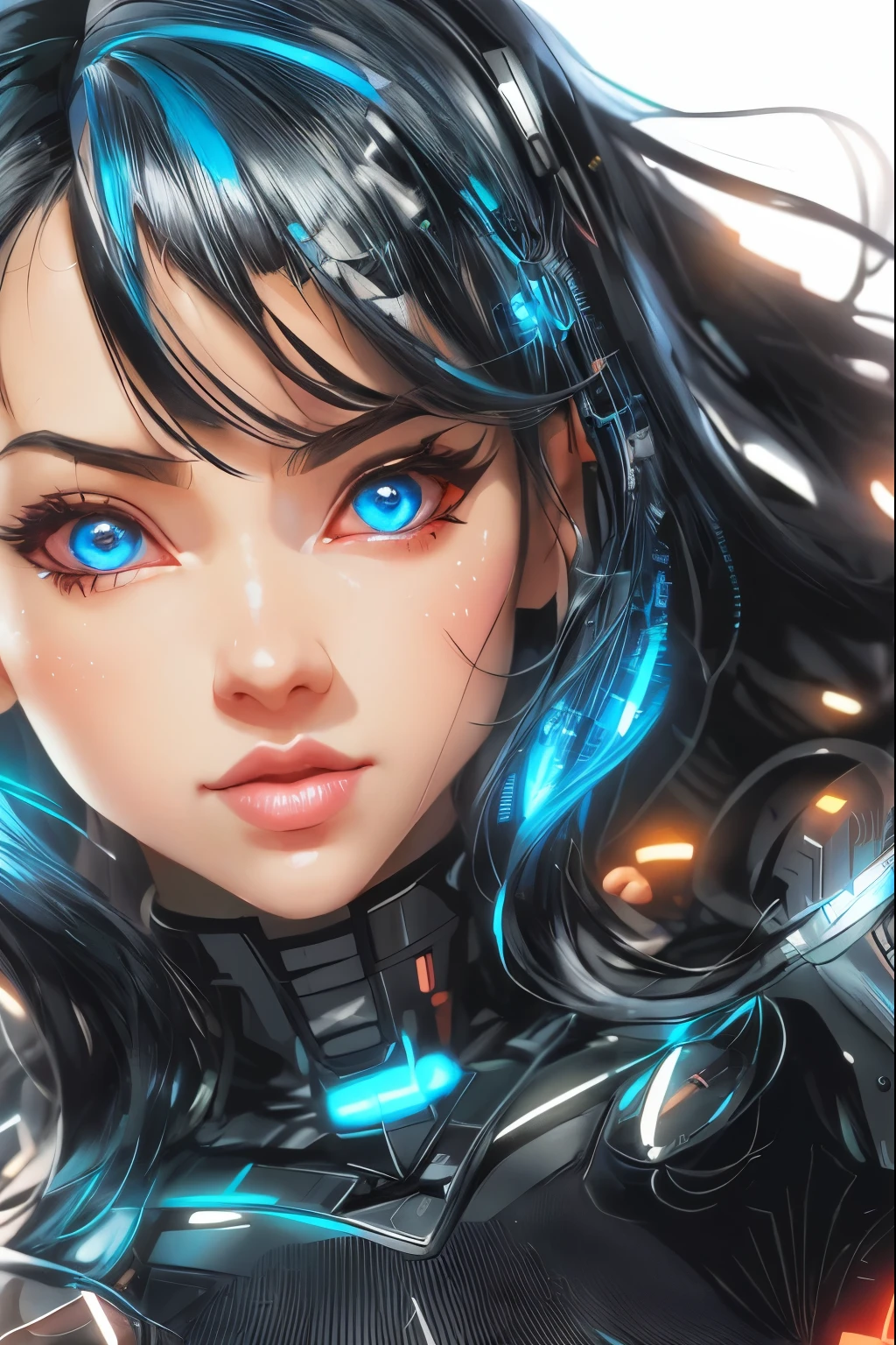 a cute kitten made out of metal, (cyborg:1.1), ([tail | detailed wire]:1.3), (intricate details), hdr, (intricate details, hyperdetailed:1.2), cinematic shot, vignette, centered