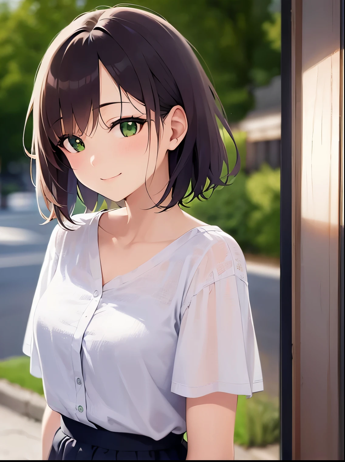 Background outside、wood