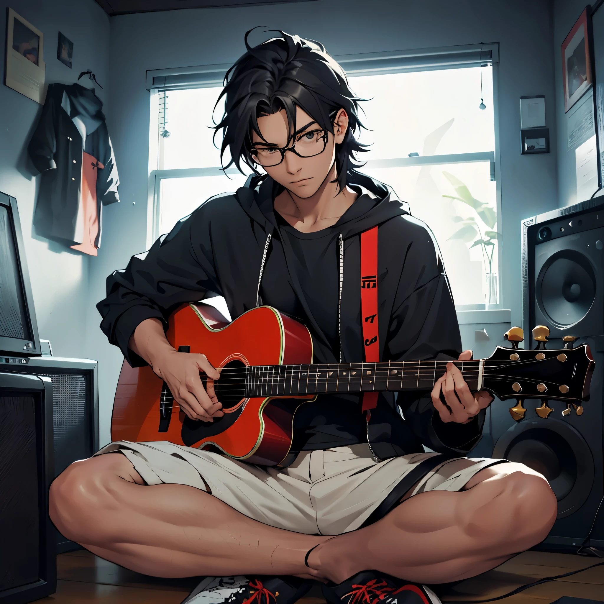 quero uma guitarra vermelha