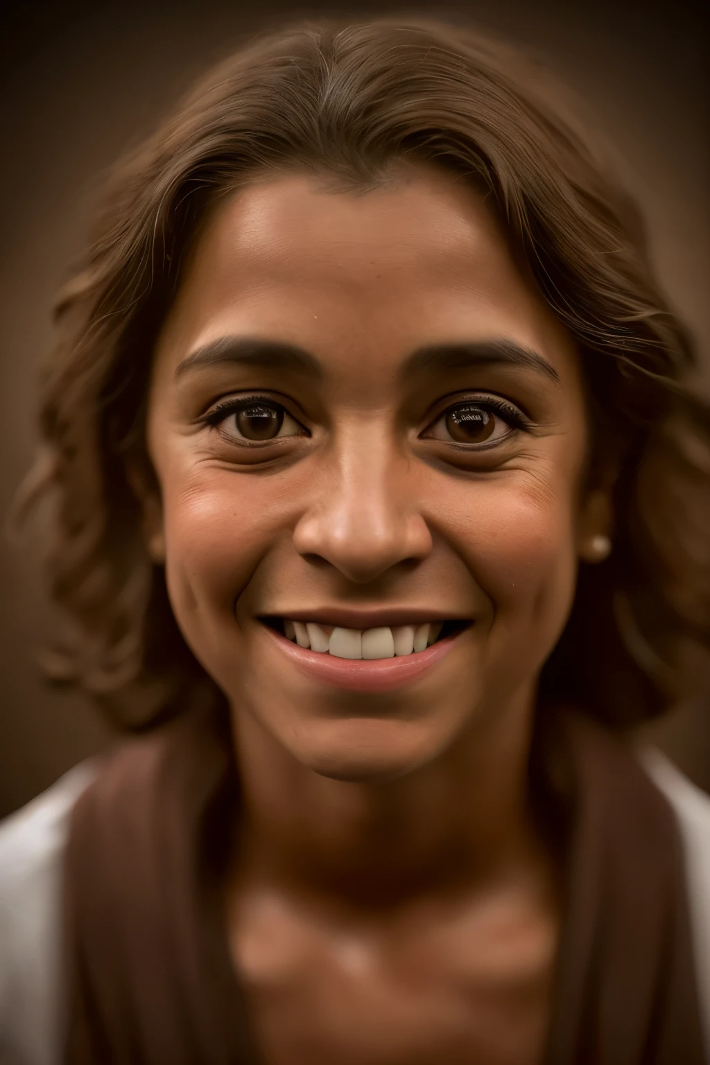 detalhado:1.4) (sorriso:0.7) (fundo dentro escuro, temperamental, estudo privado:1.3) to throw, por Lee Jeffries, Nikon D850, fotografia de estoque de filme ,4 codas retrato 400 ,f1 camera.6 lentes ,Cores ricas ,hiper-realista ,textura realista, dramatic lighting , cinema 800,
