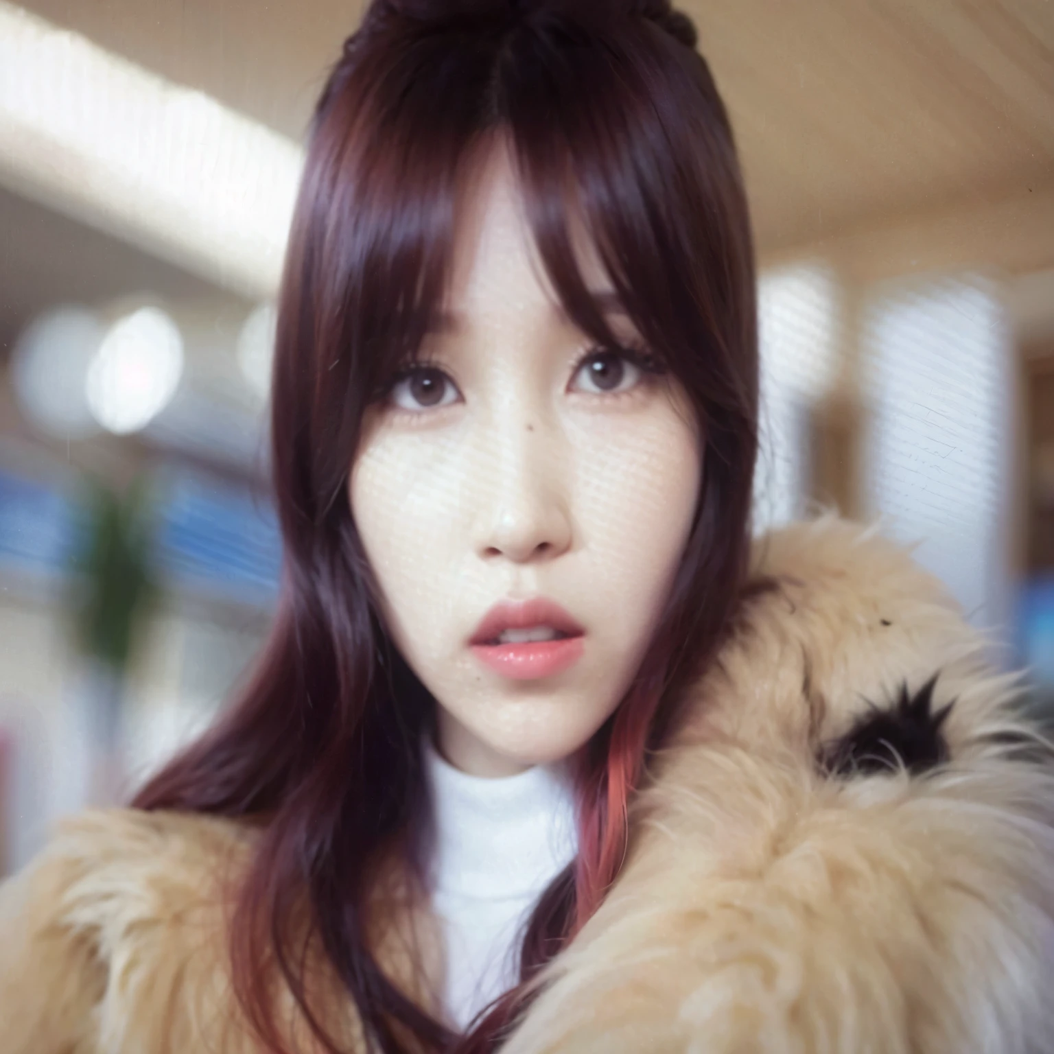 foto arafada de uma mulher com um casaco peludo e um cachorro, Sun Yunjoo, Jinyoung Shin, estacionar a partir de-min, Lalisa Manobal, jia, jaeyeon nam, Heonhwa Choe, jossi do blackpink, young pale angel, Hwang se-é, Lee Ji-eun, Lee Ji-eun, Admirador de arte, kwak ji jovem