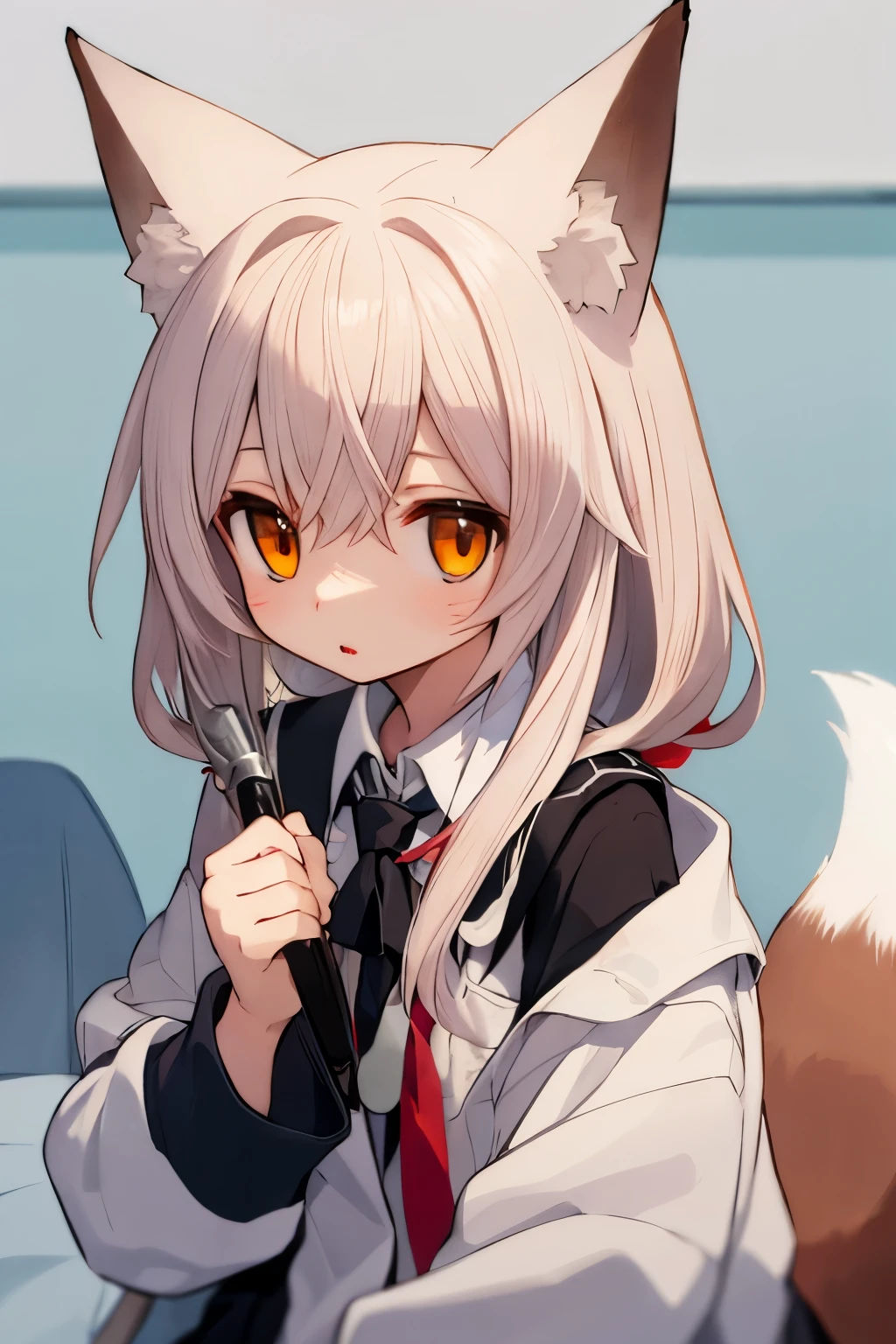 Cute fox girl, Upper body