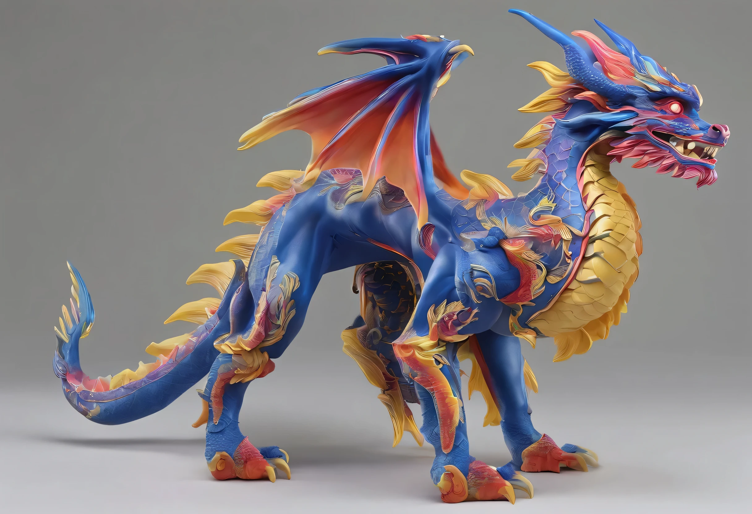 ((Blind box toy design concept drawing)),（（Transparent resin material））,(Natural spirit)，（short），（cute style），Exquisite details，best quality