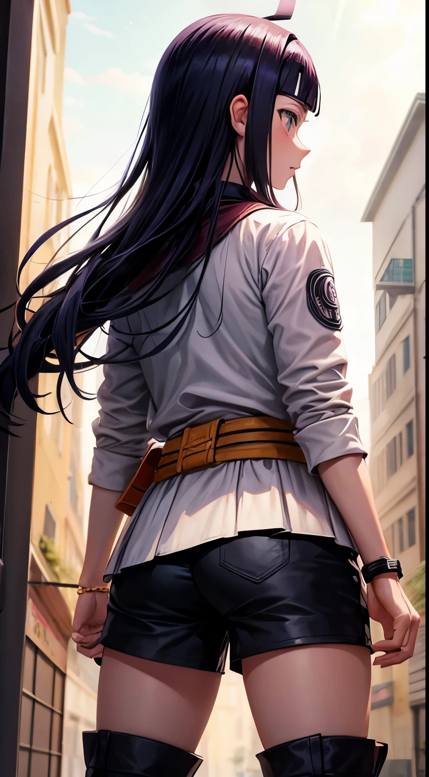 Masterpiace, Hinata, anime Naruto,from behind 