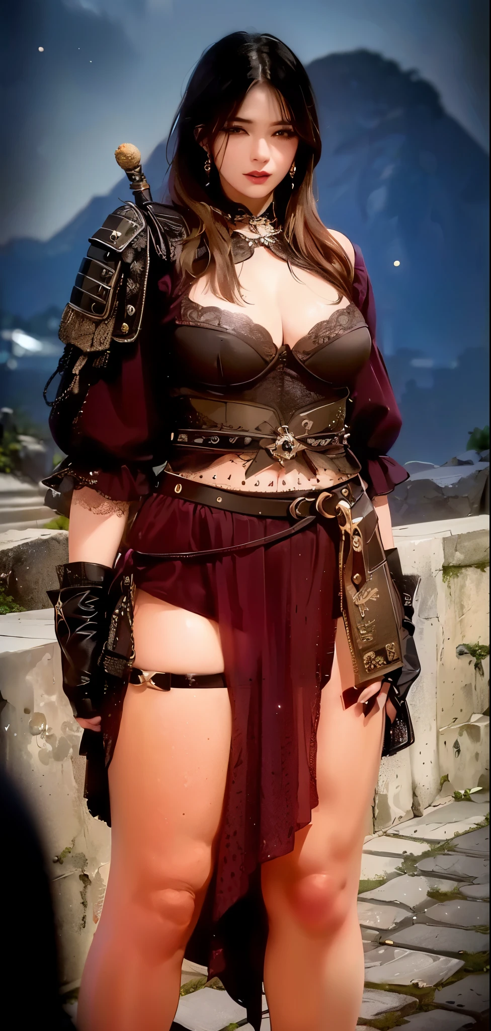 (8k, RAW photo, photorealistic:1.25) ,( lipgloss, eyelashes, glosace, glossy skin, best quality, ultra highres, depth of field, chromatic aberration, caustics, Broad lighting, natural shading, Kpop idol) looking at the audience With serenity and goddess-like bliss, big breastig breastig titull body,