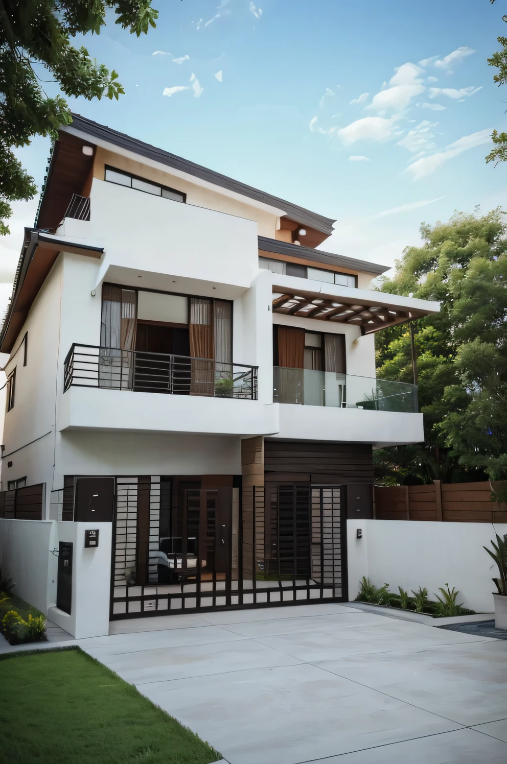 CONTEMPORARY HOUSE DESIGN WITH LOW COST IN MANDALAY MYANMAR