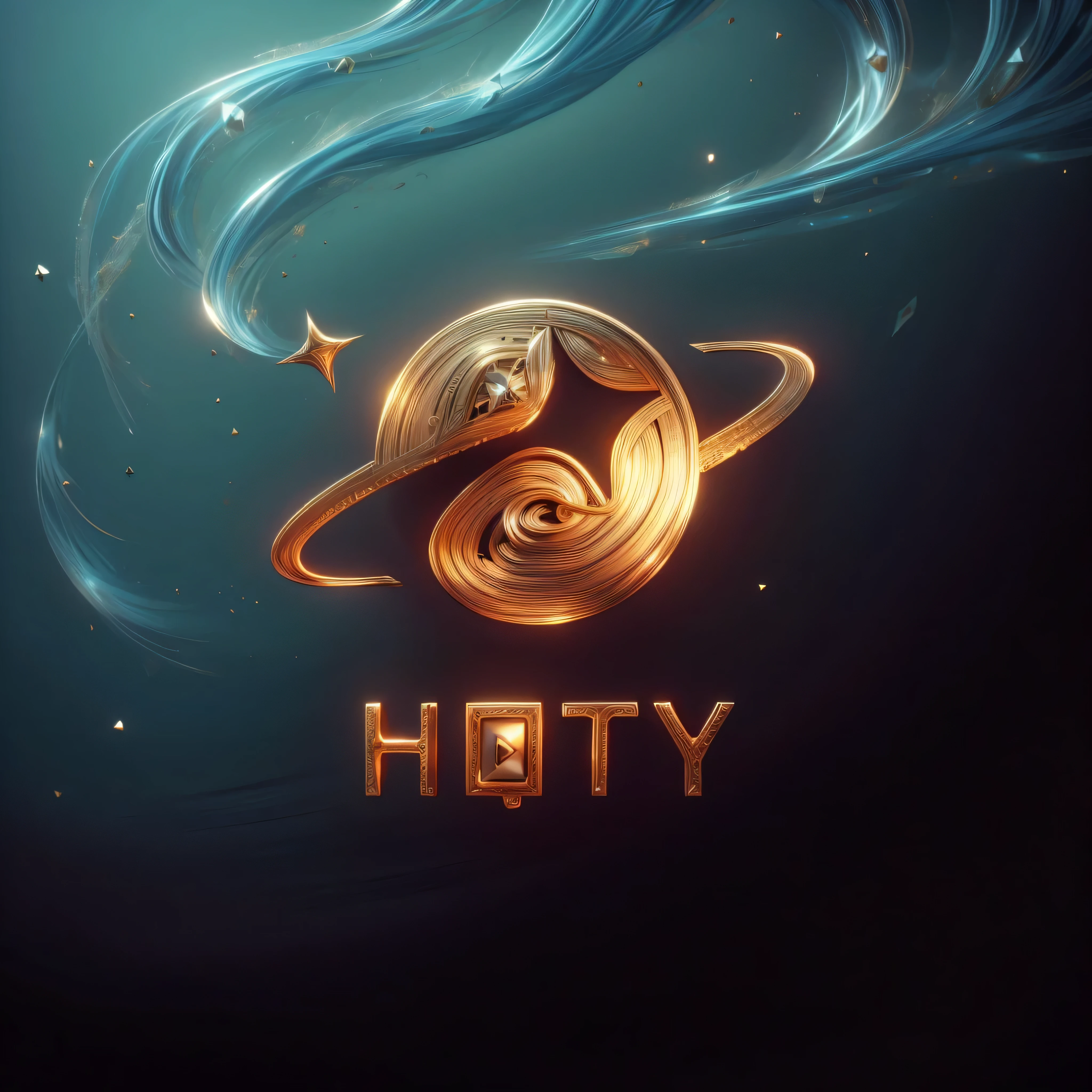 simple pure black background，masterpiece，best quality，super detailed，Beautifully carved in shiny gold