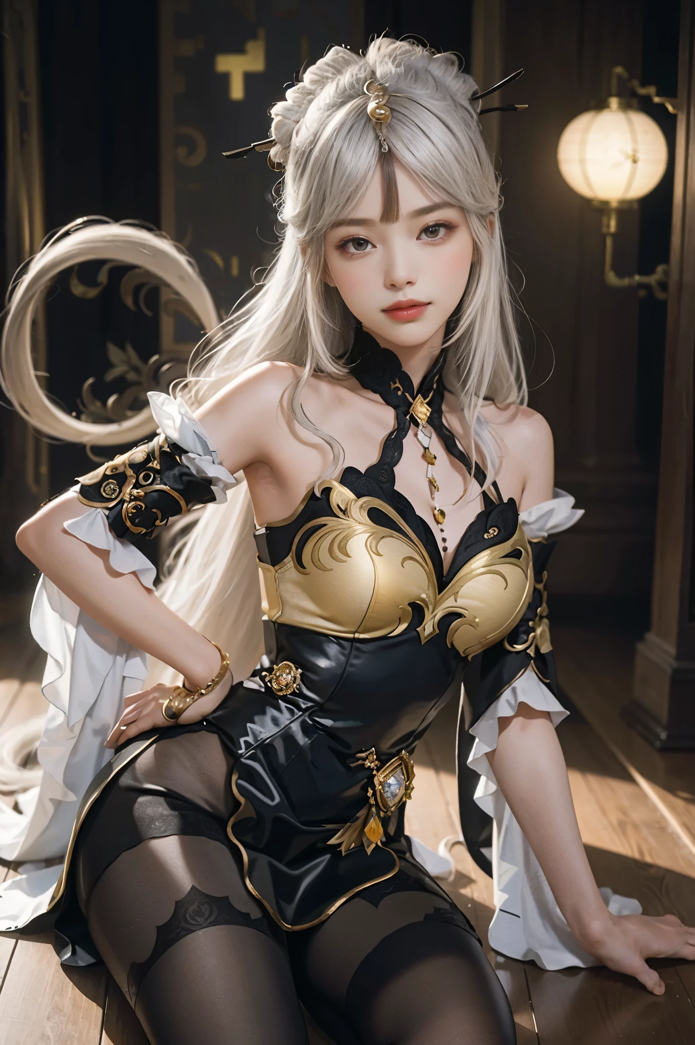 (Best quality, 8k, Masterpiece :1.3), upper bod y, Sharp focus :1.2, Beautiful woman with perfe ct figure, Highly detailed facial and skin textur e, Detailed eyes, Double eyelids, Interior view, :
erpect lighting, Glowing skin,