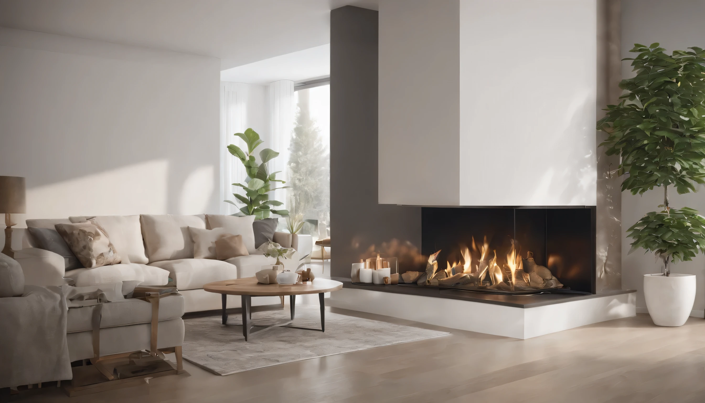 (Highly detailed CG Unity 8K wallpaper、masterpiece、highest quality、Super detailed)、(best lighting、best shadow、very delicate and beautiful)、highest quality、8K、Detailed facial depiction、masterpiece、highest quality、clear image quality、Shadow cast by fireplace flames、Photo depicting a fantastic pattern on the wall