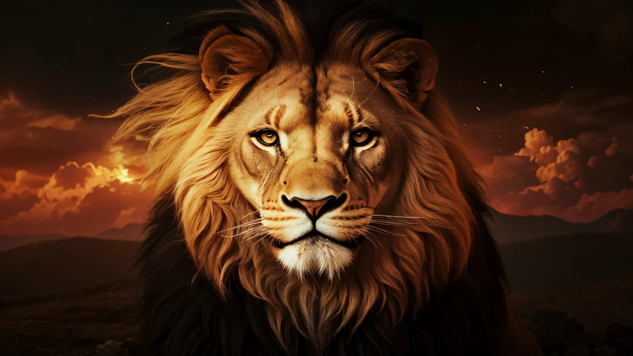 Lion, Divine Lion, naturais, Natureza, Natureza, Linda, renderizado, fotorrealista, UltraHD, 4k, texturasdetalhadas, thunders, sombras detalhadas, cores detalhadas, por do sol, sol se pondo, Sunset, Natureza Linda, Great Divine, por do sol, contraste detalhado, contraste realista, high resolution, cores detalhadas, fogo, eletricidade, divina criatura, 8k, Detailed Realistic, 16K, 8K, HD, contraste detalhado, contraste realista, high resolution, cores detalhadas, fogo, eletricidade, divina criatura, 8k, Detailed Realistic, Elegante,