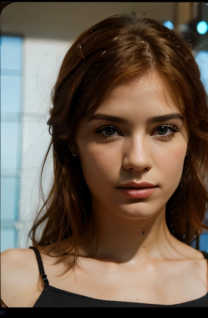 A beautiful kyl13m woman,1girl,solo,long hair,(((blonde hair))),curly hair,bare shoulders,teeth,realistic,soft lighting, professional Photography, Photorealistic, detailed, RAW, analog, sharp focus, 8k, HD, high quality, masterpiece<lora:kyl13m:1.0>