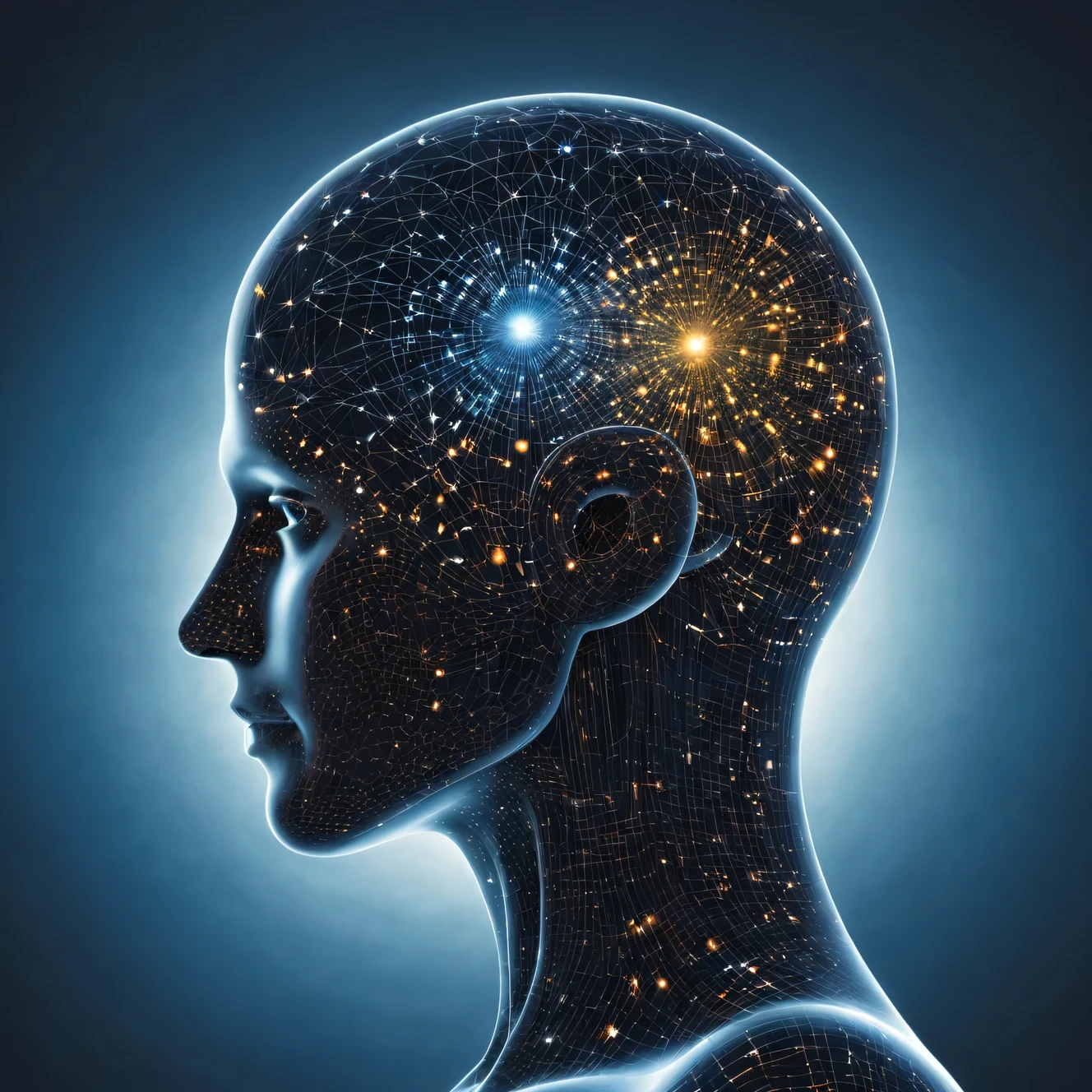 The unimaginable beauty of artificial intelligence in the implementation of neural networks, created on the basis of the latest achievements in the field of digital technologies using accumulated knowledge in the field of quantum physics.