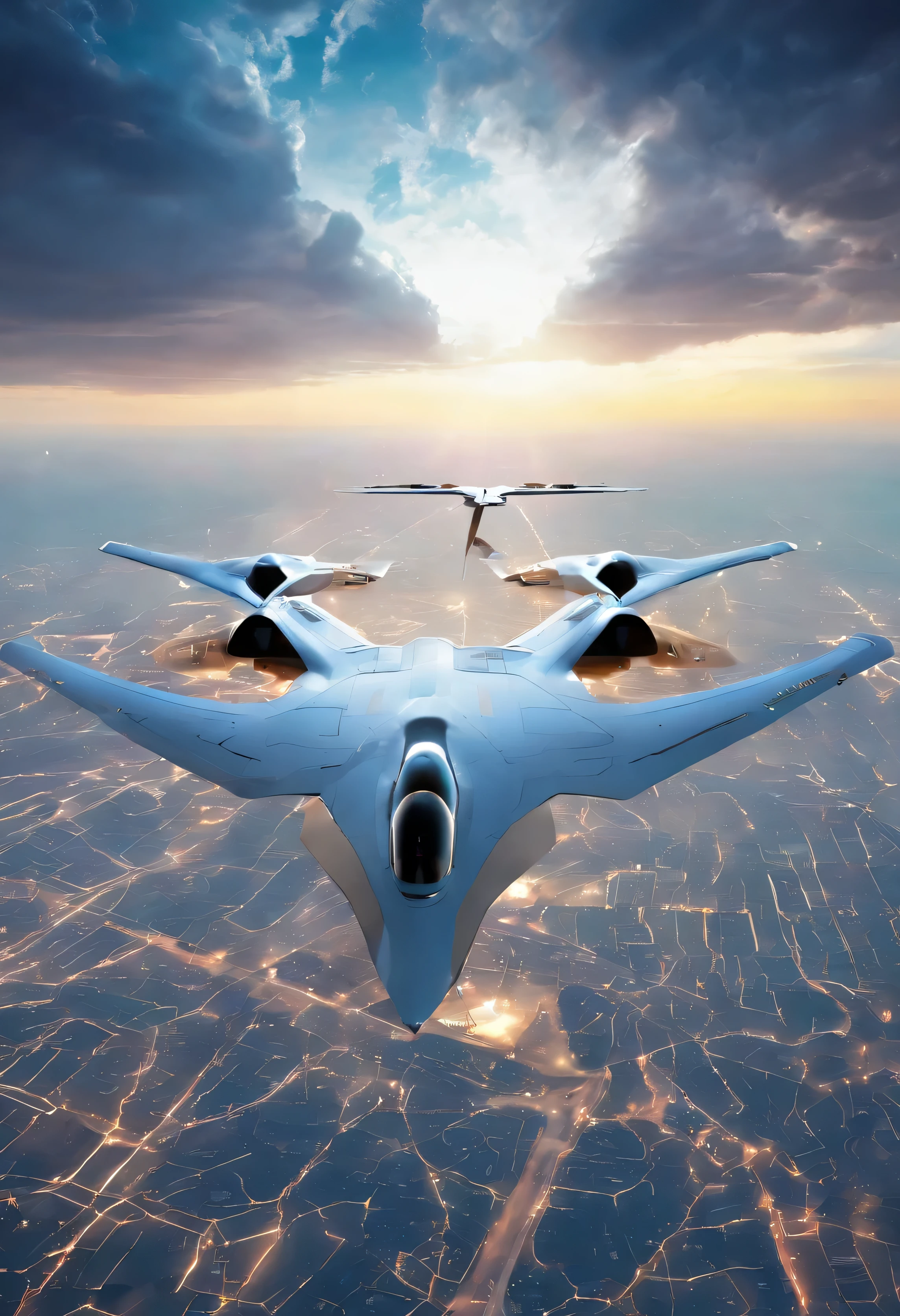 B-2 bomber , 4k , In the sky , Cloud