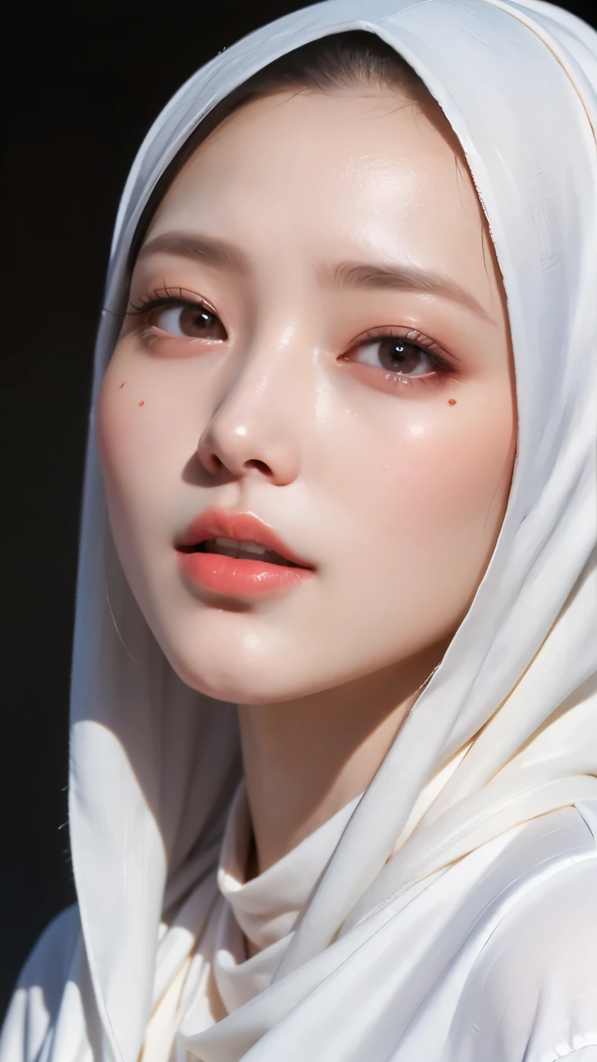 ((Best quality, 8k, Masterpiece :1.37)), (wear hijab girls), girls wear hijab, (girls wearing hijab moslem), beautiful face, face bukkake, 18 years old girls, hair black, ultra detailed face, ultra detailed body, lips smile, Beautiful detailed eyes, eyes korean, detailed nose, Natural Lip, (Lip Smile), face smile, Wear hijab moslem, fancy jubba thobbe, ((photo full body)), photo taken from brlow, view of the blue sky, (Undressing Nude Body), body detailed, small breasts, realistic face, backround people hijab 