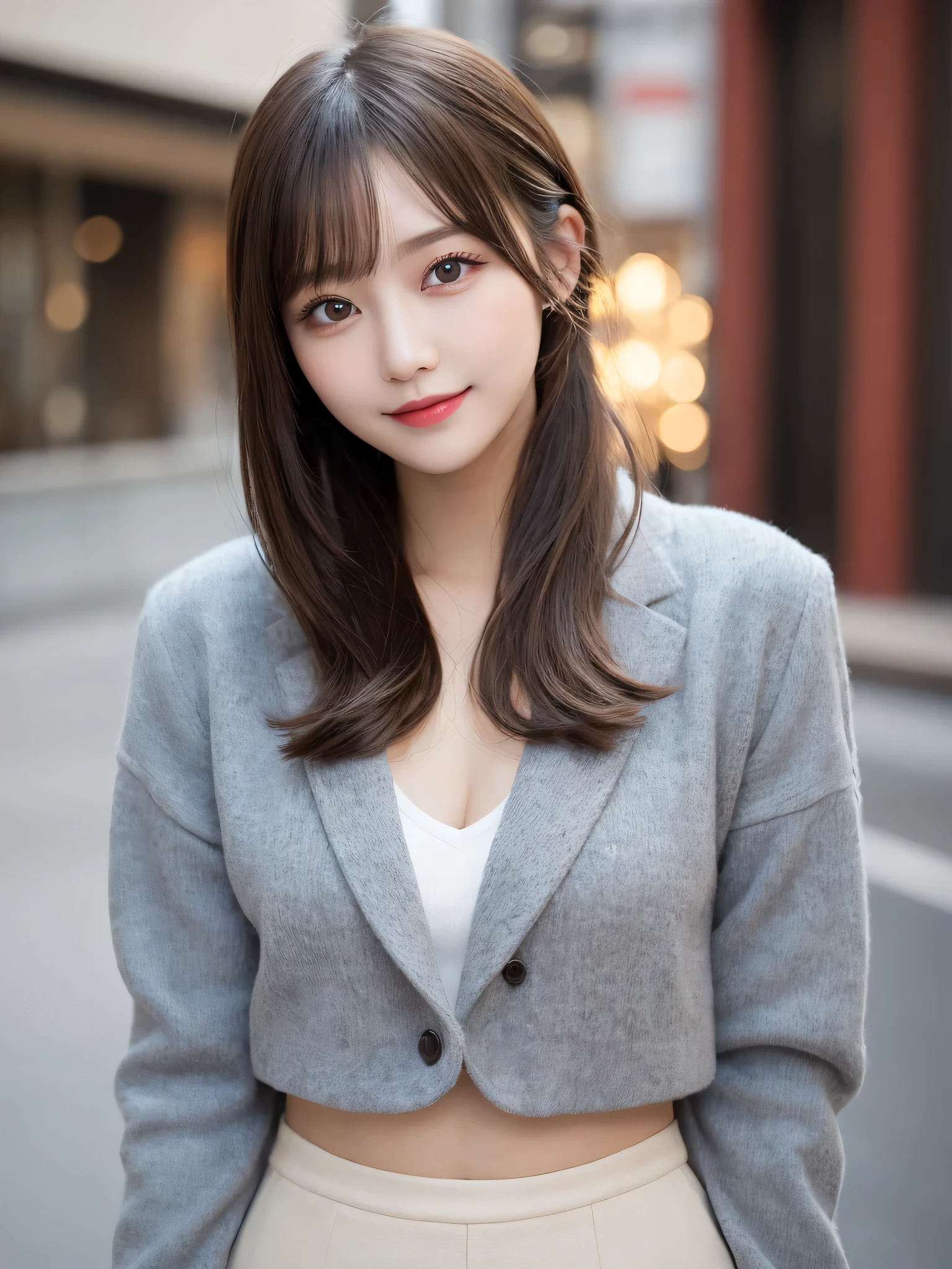 table top, highest quality, shape, Super detailed, finely, High resolution, 8k wallpaper, 完璧なダイナミックな構shape, beautiful and detailed eyes, Sexy slit skirt　,tokyo trend＆Introducing cute hairstyles at random, small breasts, natural color lip, random sexy pose,cute smile、24 year old girl、beautiful and detailed face、perfect and beautiful face,Big eyes、luxury outerwear、beautiful detailed face、perfect and beautiful double eyelids、blur the background、perfect and beautiful face、bright look、Twin ponytail hairstyle