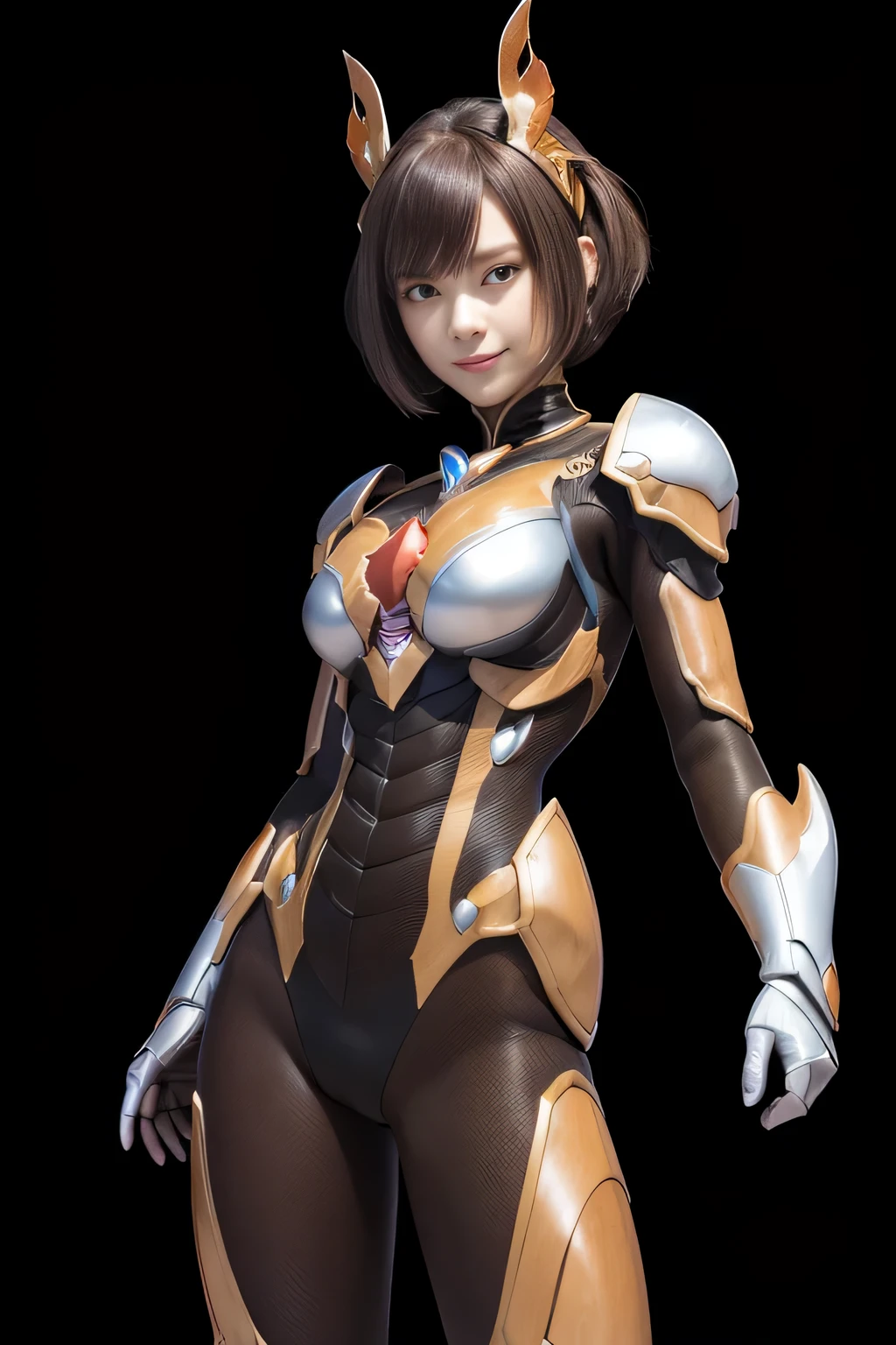 (High resolution,masterpiece,highest quality,Very detailed CG, anime, official art:1.4), realistic, photograph, amazing detail, all complicated, luster and luster,great many layers, 8k wallpaper, 3D, sketch, cute, figure,( alone:1.4), perfect female proportions,villain&#39;s daughter, (Fusion of dark brown cockroach and lady:1.4), (brown cockroach form lady:1.2), (brown cockroach woman:1.2), (Fusion:1.2), (alone:1.4), (evil smile:1.2), muscular, abs, (Cockroach brown exoskeleton bio insect suit:1.4), (Cockroach brown exoskeleton bio insect armor:1.2), (brown transparent cockroach feathers:1.4), (brown cockroach antenna:1.3),