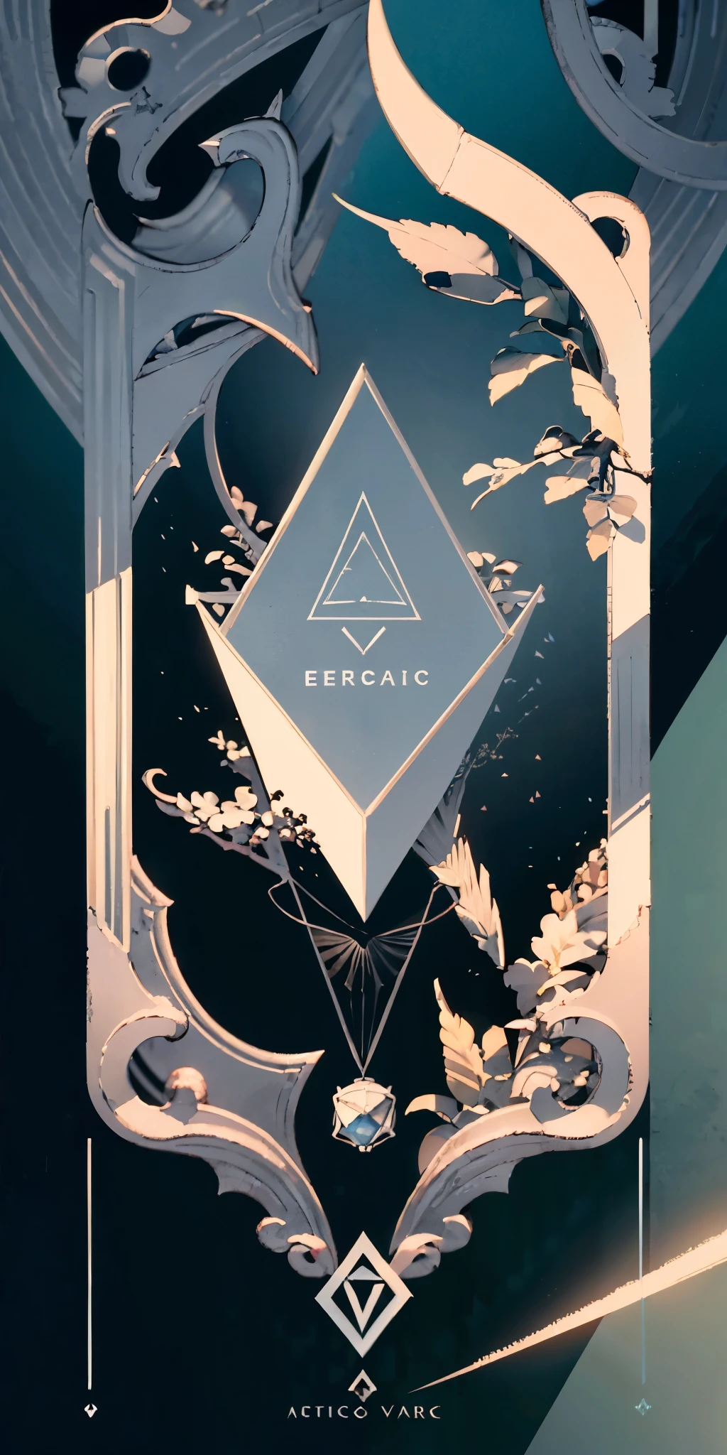 (((vector card of a hollow sci-fi white triangle corporate logo))), ((dark grey background)), country flag, tarot card, futuristic, ((simple design)), (((sci-fi frame))),Decorative panels, abstract artistic(tmasterpiece, best qualtiy, A high resolution: 1.4), Line art, Reflectors, Eau, magick, (tarot cards),Cards,Patterned, Sumeru