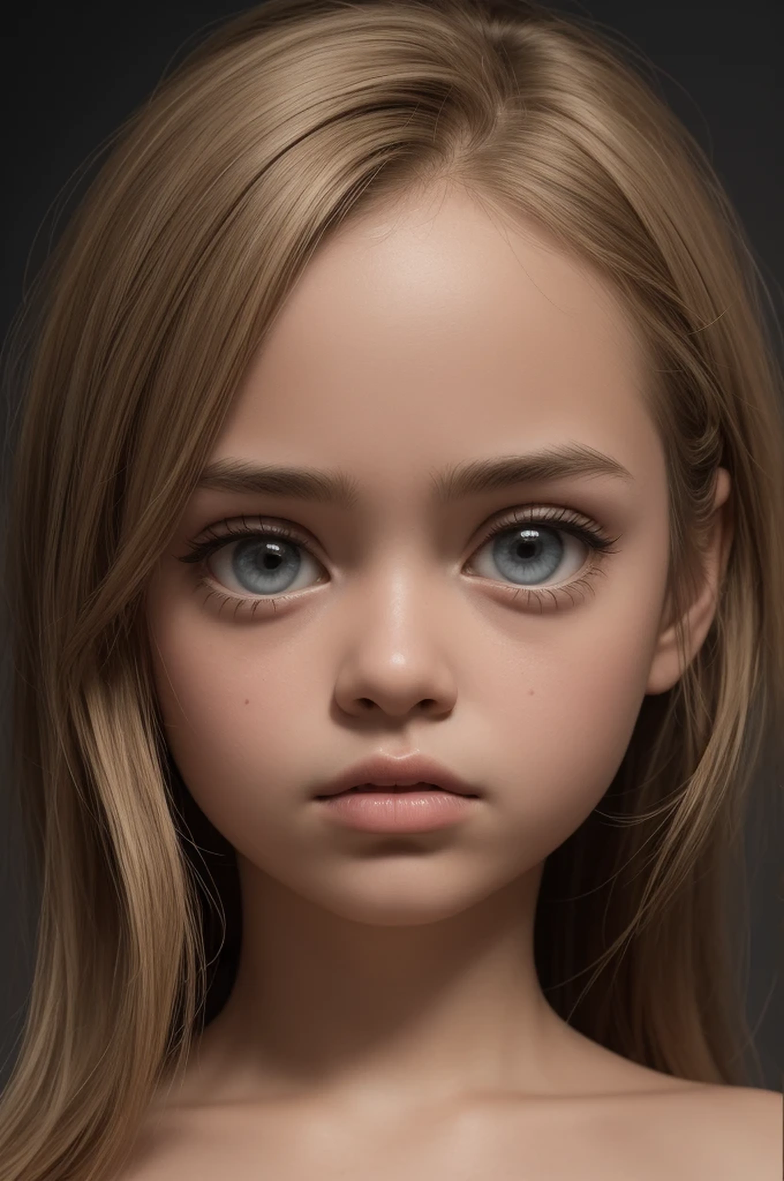 (pixarstyle: 1.25)((retrato: 1girl))expresion enfado, , Somber, Negativo, torcido, weird, (ojos grandes), (((desnuda))), estilo Tim Burton, textura natural de la piel, texturas 4k, hdr, intrincado, muy detallado, sharp focus, cinematic look, hiperdetallado
