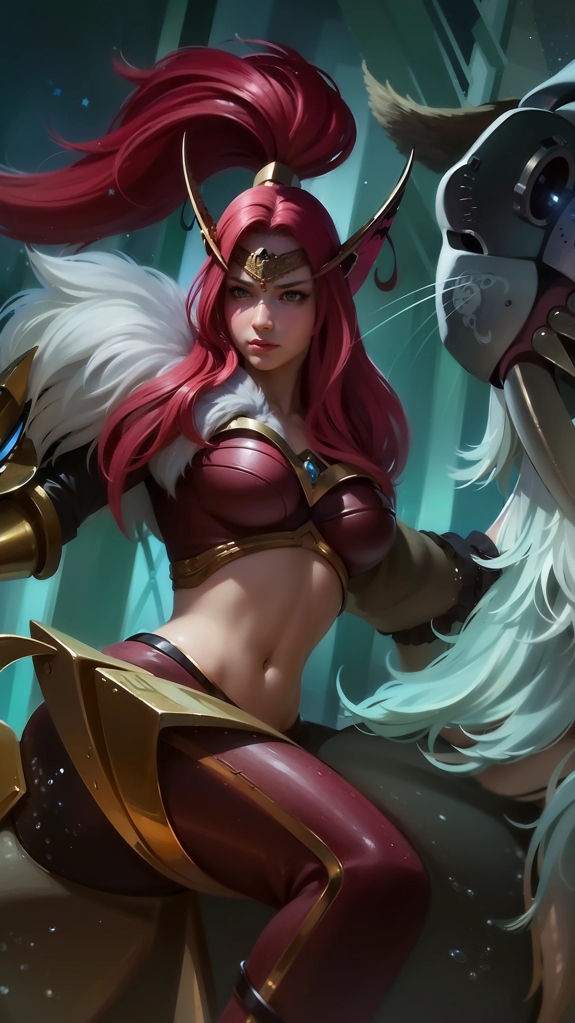 (photorealistic:1.4), best quality, masterpiece, ultra high res, 1girl, (detailed face:1.2), (detailed eyes:1.2), (detailed hair:1.2), (detailed clothes:1.2), 4k, (detailed color:1.2),5),