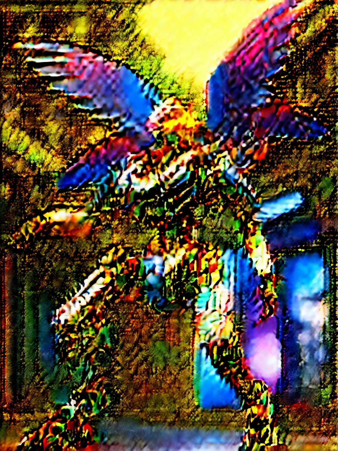 Best quality,Ultra-ultra-fine,realistic
of :1.37,Mechanical birds,Metal feathers,Shining eyes,multicolored wings,Precision shaped gears,Mechanical beak,Steam emissions,Mechanical，Artificial intelligence,Robot movement,Masterpiece:1.2o Sci-fi,Color color scheme,Dimly lit scene,industrial background;Highly detailed feathers,Exquisite craftsmanship and mechanical chirping,magic realism