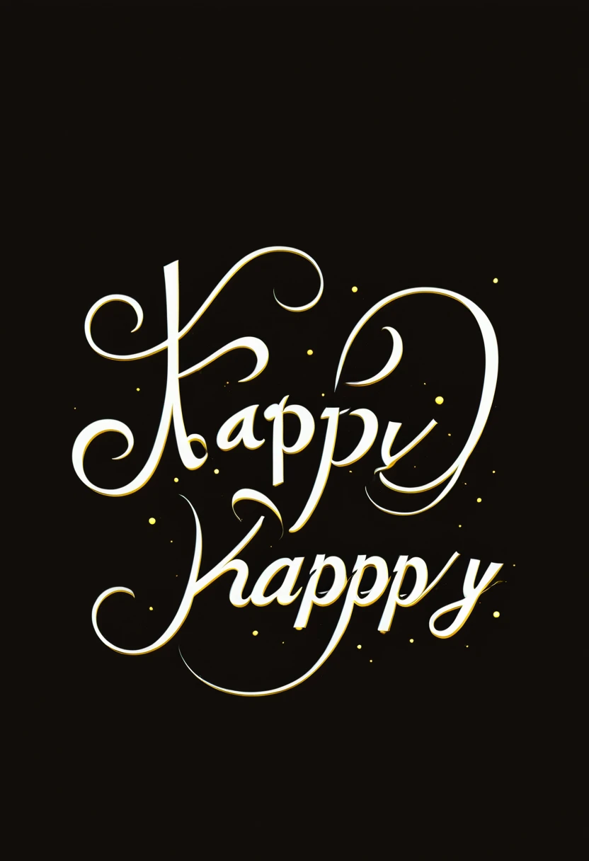 Font Design, typeface, Script, "happy"
