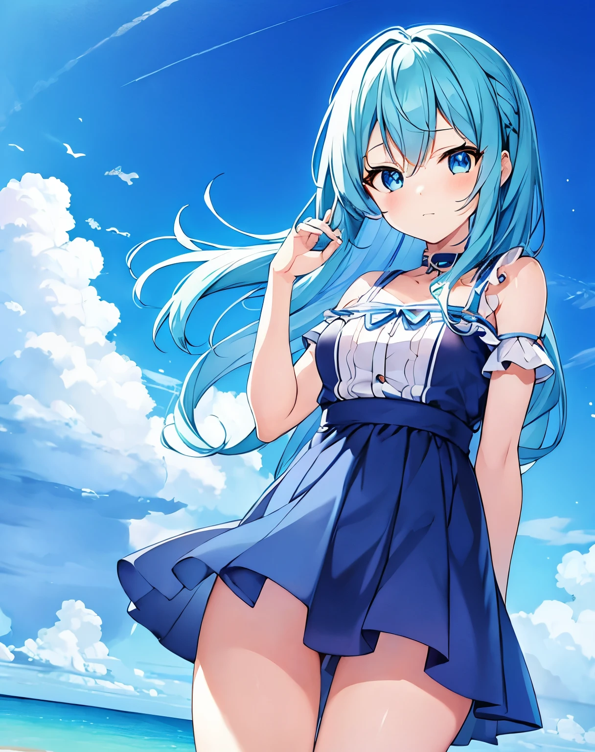 Anime girl with blue hair and blue eyes, Best Anime 4K Kona-chan Wallpaper, anime wallpaper 4k, anime wallpaper 4k, Wallpaper Anime Blue Water, anime style 4k, anime art wallpaper 4k, anime art wallpaper 4k, Kantai Collection Style, 4k anime wallpaper,anime girl with blue hair and blue eyes, anime moe art style, mikudayo, , teal hair anime girl, shirabii, Cute girl anime visual, long hair
