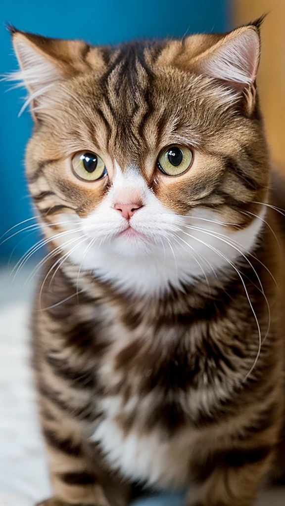 brown hair　Lots of Scottish folds　innumerable