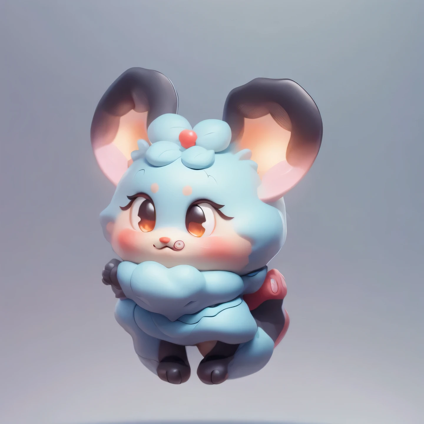 There is a flying squirrel,3d rendering, Dessert color matching,  charming anthropomorphic bunny, charming 3 d render, bunnygirl, Soft 3d rendering, cel shaded pbr, y 2 k charmingcore clowncore, charming! c4d, Special fairy tale style,popmart blind box, IP design, 干净明亮的背景3d rendering, Overclocked rendering, 8k, soft focus, Fine gloss and ultra-details--ar 3:6 50 --q 2 --niji 5 --style expression --s 2, 干净明亮的背景3d rendering, Overclocked rendering, 8k, soft focus, Fine gloss and ultra-details--ar 3:6 50 --q 2 --niji 5 --style expression --s 2