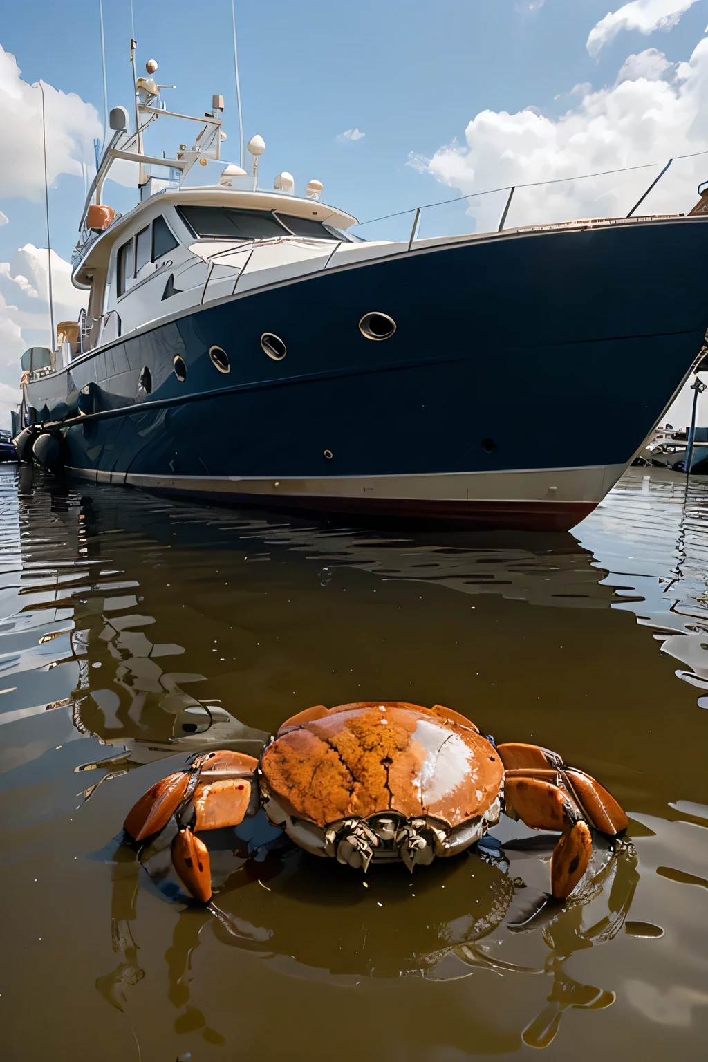 local de conserto de barcos conhecido por um caranguejo chamado aratu