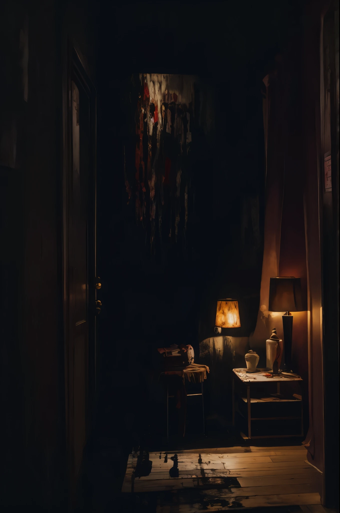 Horror painting of a painting