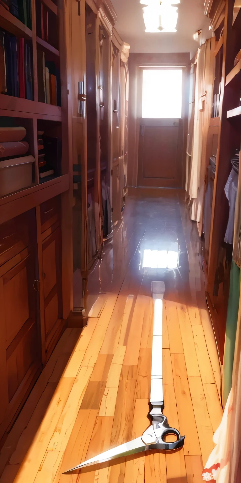 Scissors on the floor