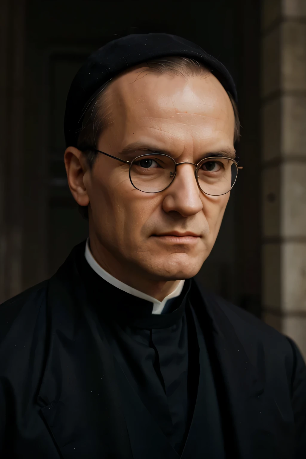 Portrait, Monk, Gregor Mendel im Alter von 43 Jahren, im Stil von 1865.