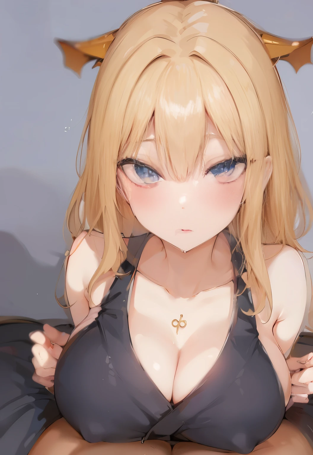 milf, long black hair、long eyes、big breasts、((長袖のカーディガンを羽織る、オフショルダーの生地の薄いマキシワンピース、mask)),((全身図、full shot:1.8)), My chest is about to fall、big cleavage、Turn your face away、bewitching adult woman、事務職、Office lady、((写真付きのIDを首から下げる)), セクシーな立ちポーズ、