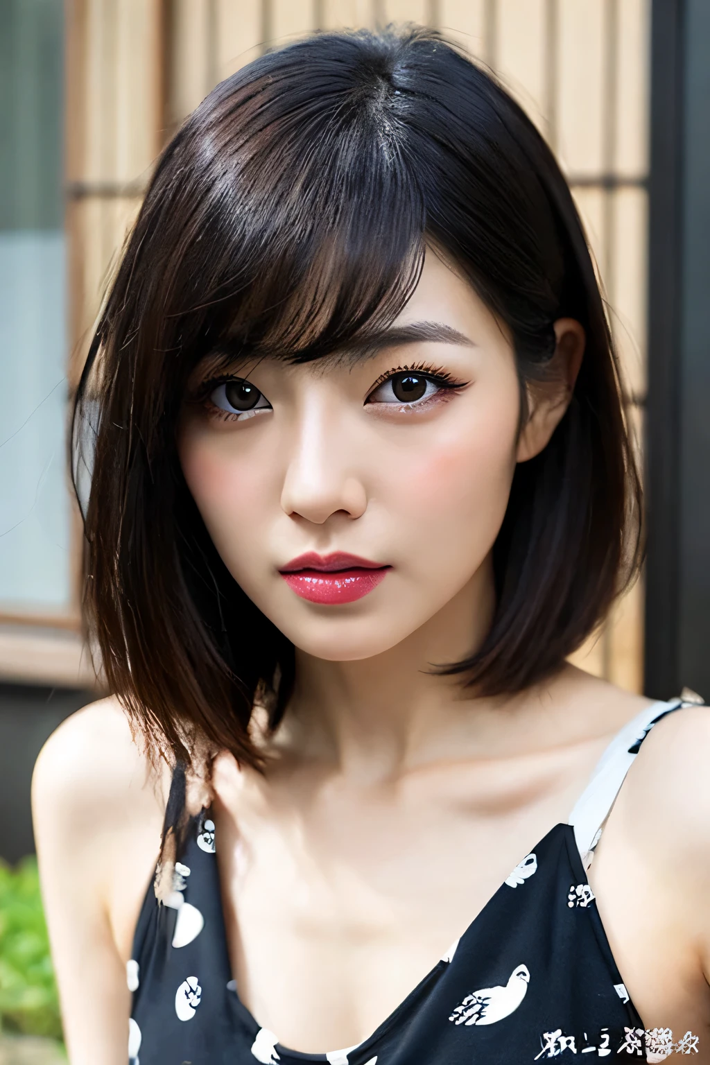 Beautiful black hair