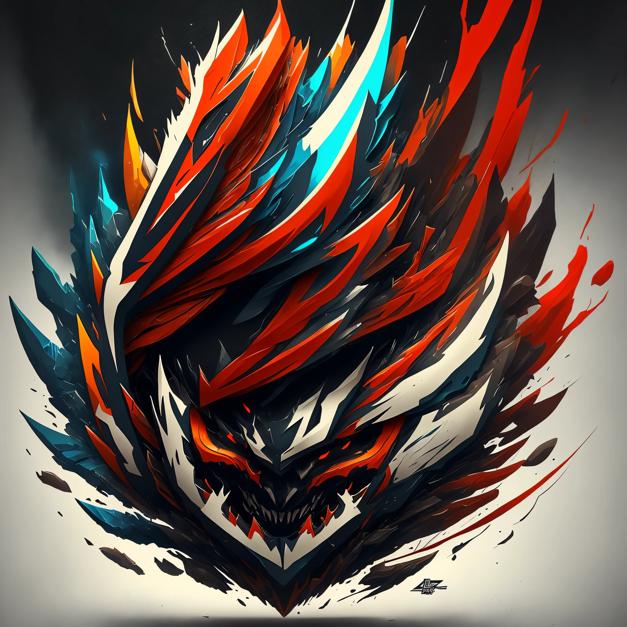 create a logo for my sports team called 'Tears of Torment'. I would like a design that conveys the idea of determination and strength, but also a touch of emotion. The colors I'd like to use are cool colors. Por favor, Create a unique and impactful logo that represents our team appropriately."