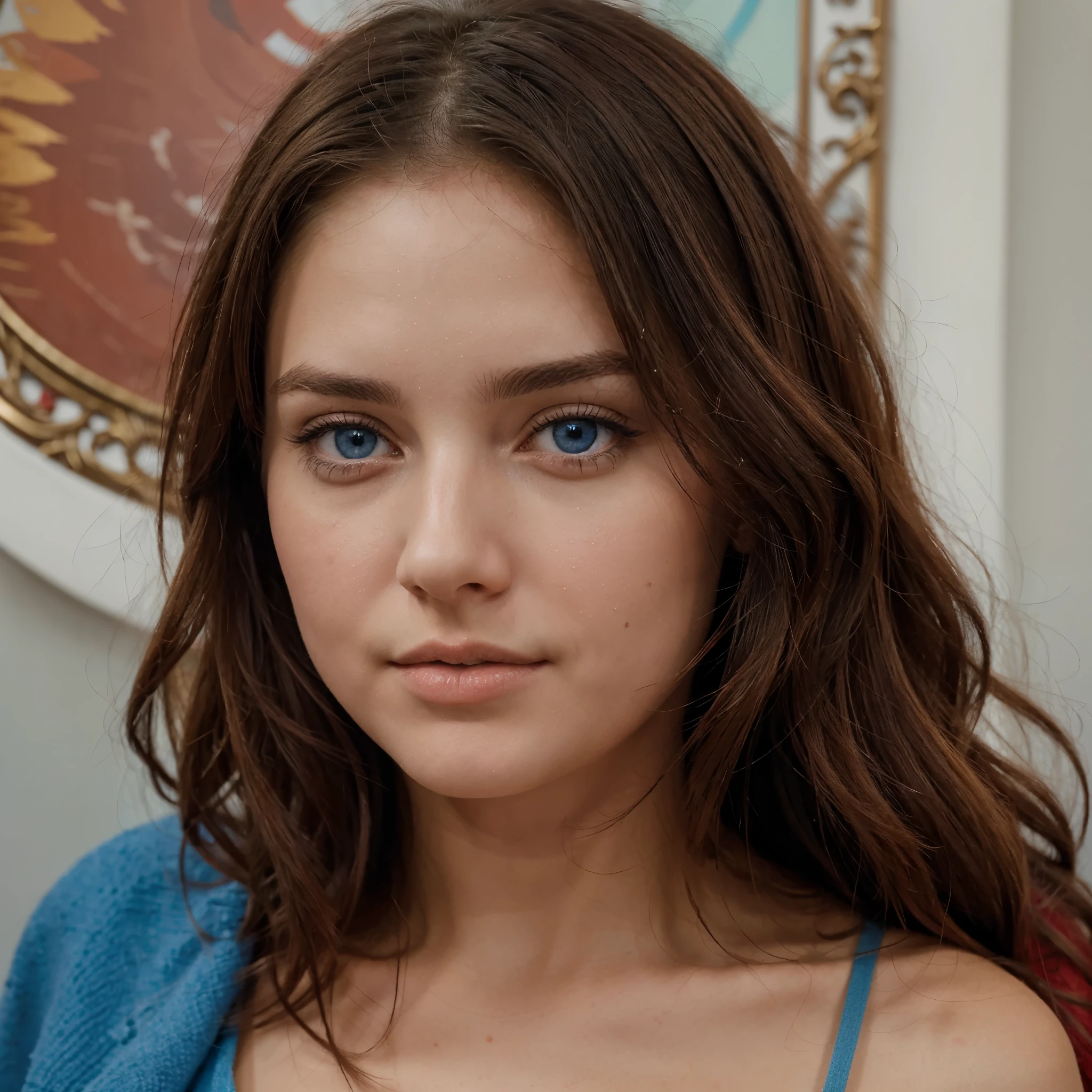 "(meilleure qualité,ultra-détaillé),montre son cul, robe rougeyeux bleus délicats,Timide,Rougir,belles lèvres détaillées,girl with delicate blue eyes and Rougir cheeks,softly Rougir cheeks,Timidely looking away,Éclairage doux,technique de peinture de portrait,Des couleurs vives,robe rouge à palette de couleurs subtiles, montre son cul,