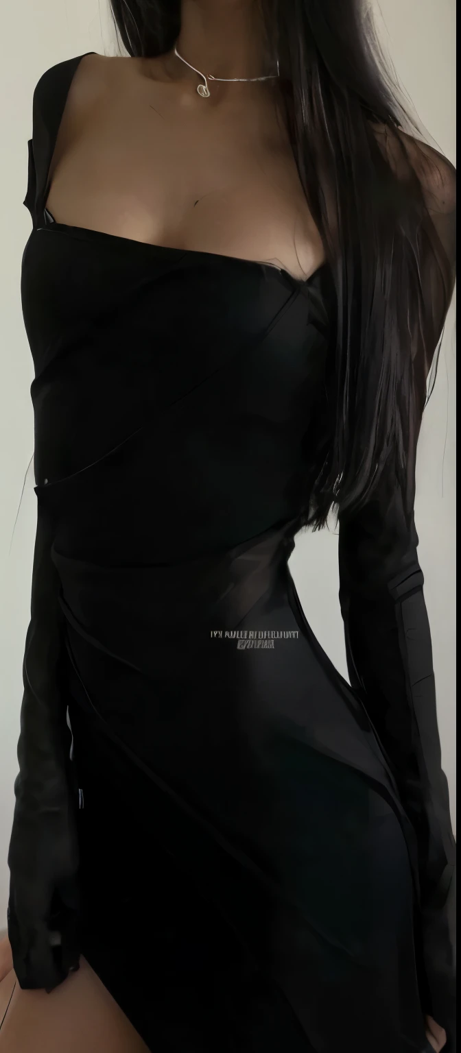 a close up of a woman in a Black Dress posing for a picture, skintight Black clothes, Wrapped in black, Dark dress, Black Outfit, Black Dress, dark Black Dress, she is wearing a Black Dress, Black clothes, Wearing black, See through dress, wearing Black Dress, wearing Black clothes, stylish Dark dress, He wears everything in black
