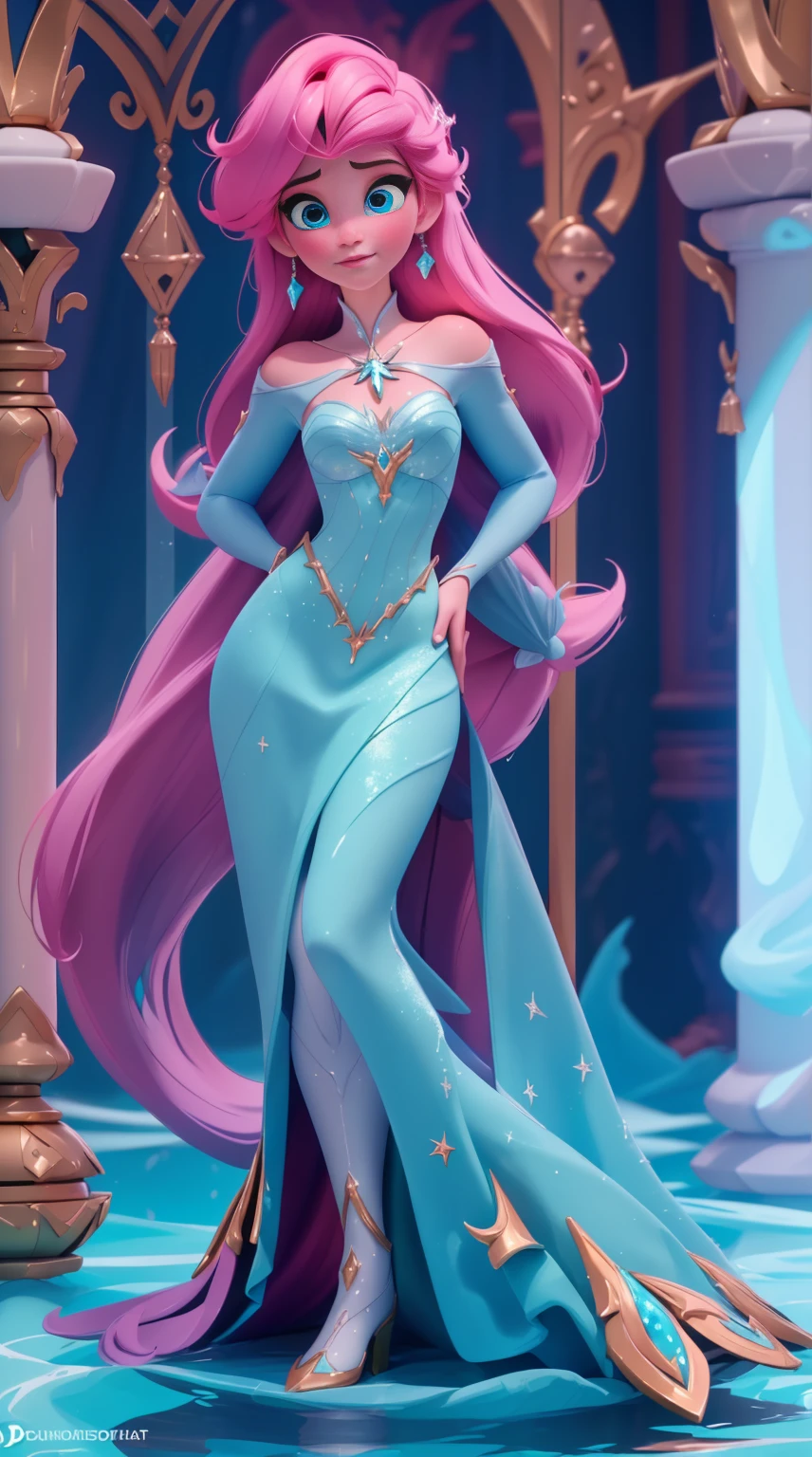 (((full body photo))) Elsa-Ariel Fusion, Mesclando modelos, melting, Roupas da Ariel, 2girl, Beautiful, character, Woman, female, praia, (master part:1.2), (melhor qualidade:1.2), (sozinho:1.2), ((pose de luta)), ((campo de batalha)), cinemactic, olhos perfeitos, pele perfeita, perfect lighting, sorrir, luz, cor, pele texturizada, detalhe, Beleza, maravilha, ultra-detalhado, rosto perfeito