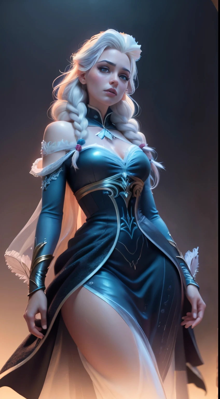 (elsa frozen-rose quartz SU mezclando modelos .) (ultra FUSION) Highly detailed CG unity 8k wallpaper, style shot, complex, high detail, dramatic, highest quality movie still image, very detailed, masterpiece, best quality, character design, Elsa, Elsa from Frozen,Pink Diamond fusion (( Dark style)), realistic ultra-detailed rendering style, natural light, sharp character design, (hard focus, 8k), (((natural skin texture))), 8k textures, soft cinematic lighting, adobe lightroom, dark room, hdr, Sophisticated, Elegant, Rich Detail, Sharp Focuilm Look) )), Soothing Tones, Detail Frenzy, Intricate Detail, Super Detail, Low Contrast, Soft Film Lighting, Dull Colors, Exposure Blending, HDR, Fade, 35mm, f/1.4, ISO64, f16, 25 sec.