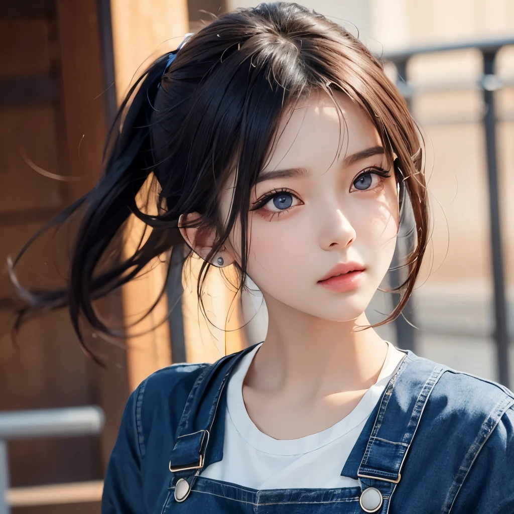 Create an anime character exuding charm, with expressive eyes, stylish attire, and an overall captivating presence. Ensure the image reflects a perfect blend of charisma and youthful appeal.