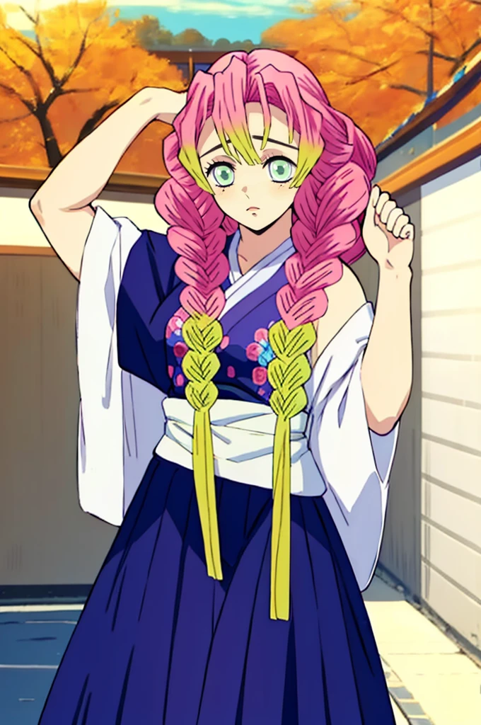 (​masterpiece, Better Quality), 1girl, school uniform, 、Thin fabric、sexy  pose、
