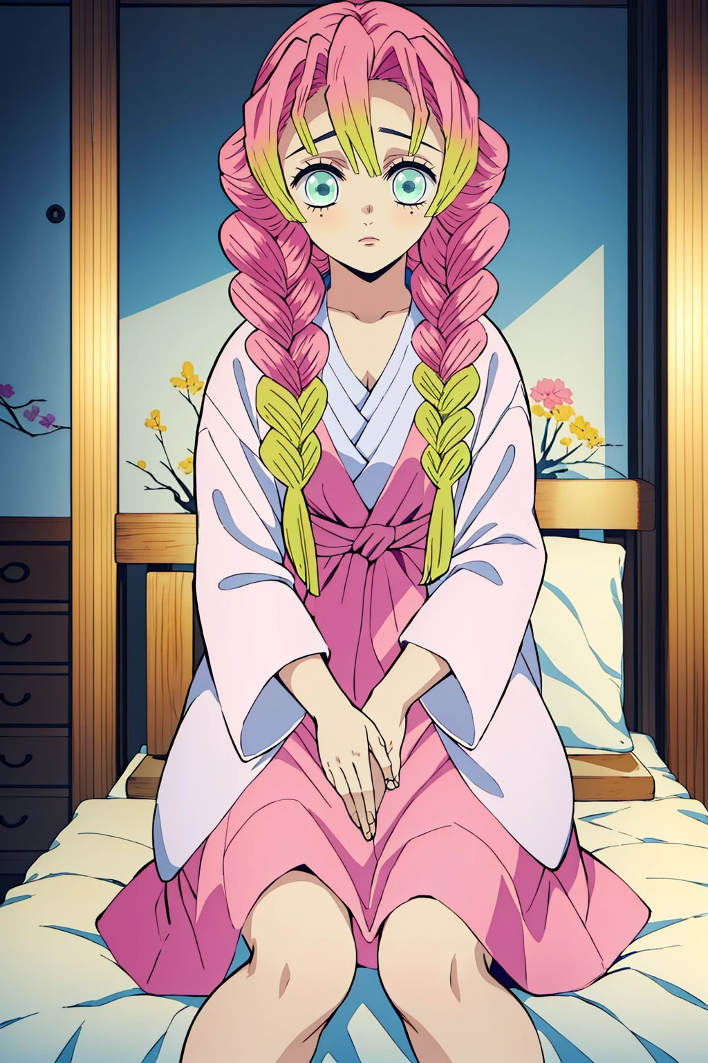 (​masterpiece, Better Quality), 1girl, school uniform, 、Thin fabric、sexy  pose、