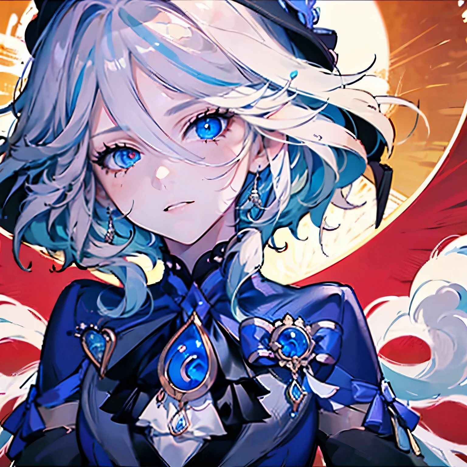 (masterpiece), (best quality), (Super detailed), 1 girl, red eyes