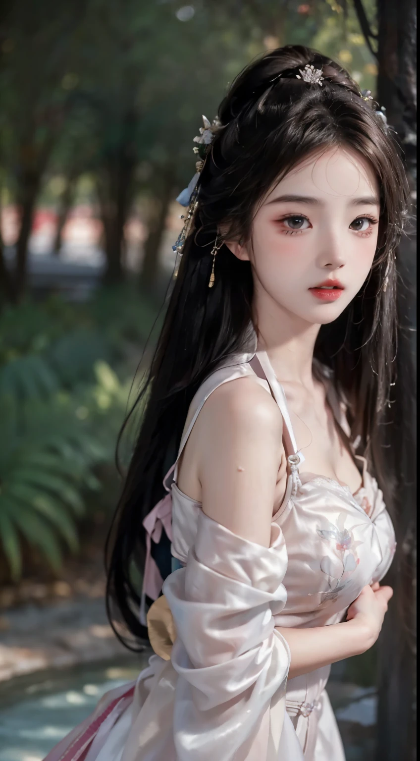 A teenage girl Maturbat, Master quality, Highest quality, Best picture quality, Exaggerated details, Goddess Moonlight 8 years old Asian ,The expression is shy,a close up of a , Super beautiful girl with(Long hair / Very, Very exaggerated details and tight fit, Round breasts, Hanfu Old Chinese), Slim and high-waist, Silk lace. Master picture quality, Highest quality, Best picture quality, Exaggerated details, The expression is shy,a close up of a , Super beautiful,Long hair, Very exaggerated and compact, Round breasts , Pose in front of the camera, ,, Wet-breasted Hanfu open V-chested clothes pink, All pictures, Wet body of thin silk fabric, Thin silk lace petticoat, , petticoat, The chest more exposed (huge ,cleavage), detailed hair, bra pink , detail 8k, upper body