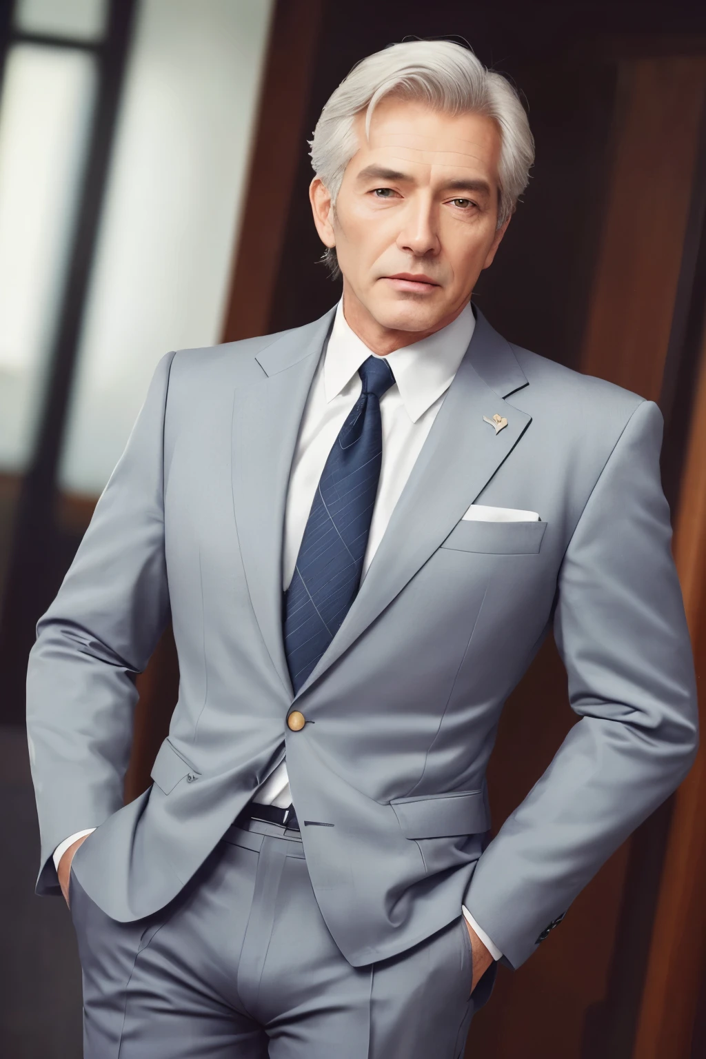 Suit men,older man,sexy man,bulge in pants