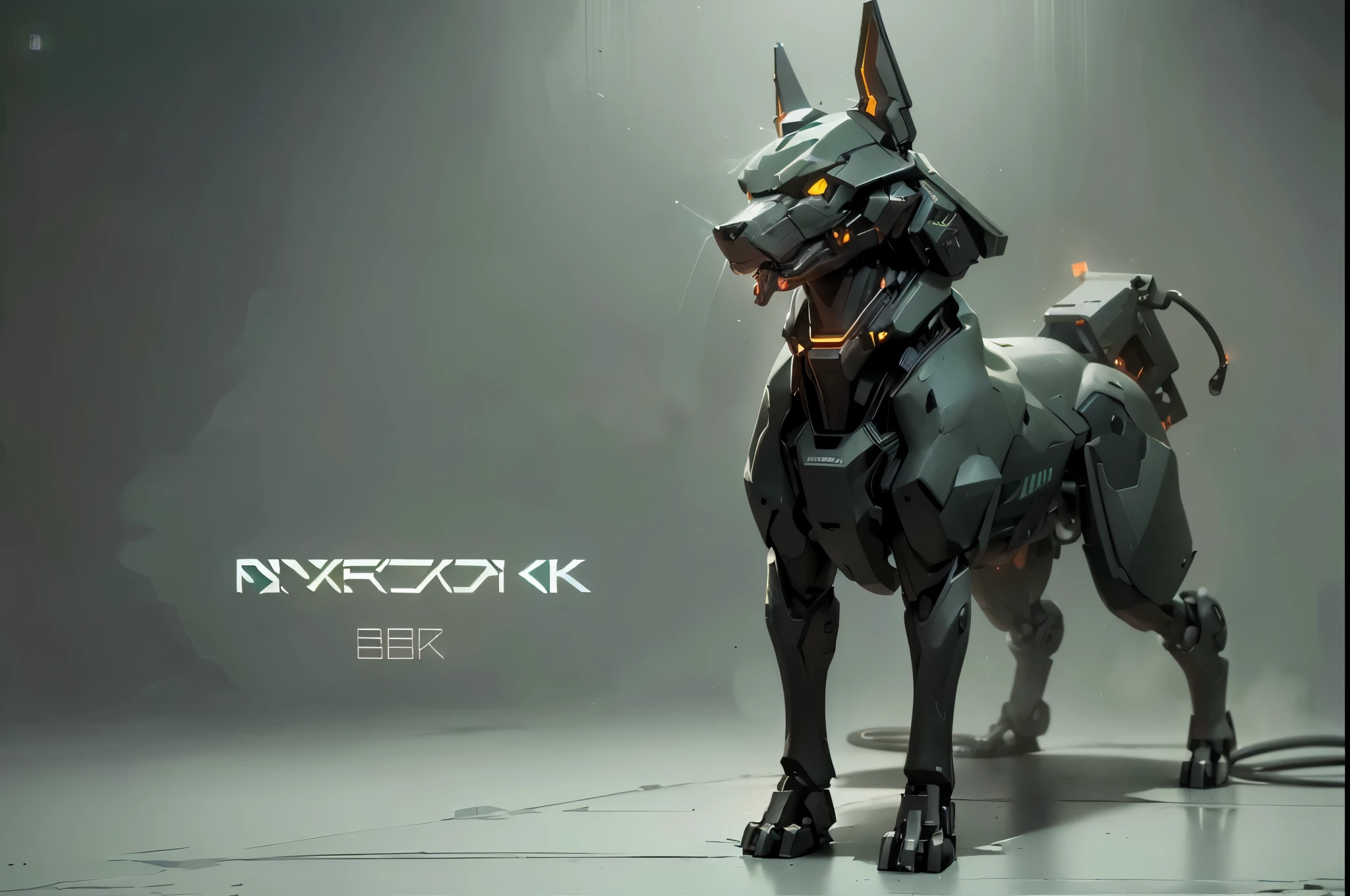cyberpunk, Mechanical dobermann，（Mechanized dobermann head:1.5), steel teeth，glowing neon light,  ( global illumination, Ray tracing, human development report, Unreal rendering,Reasonable design, high detail, masterpiece, best quality, ultra high definition, Beijing_Zagu_Mecha
