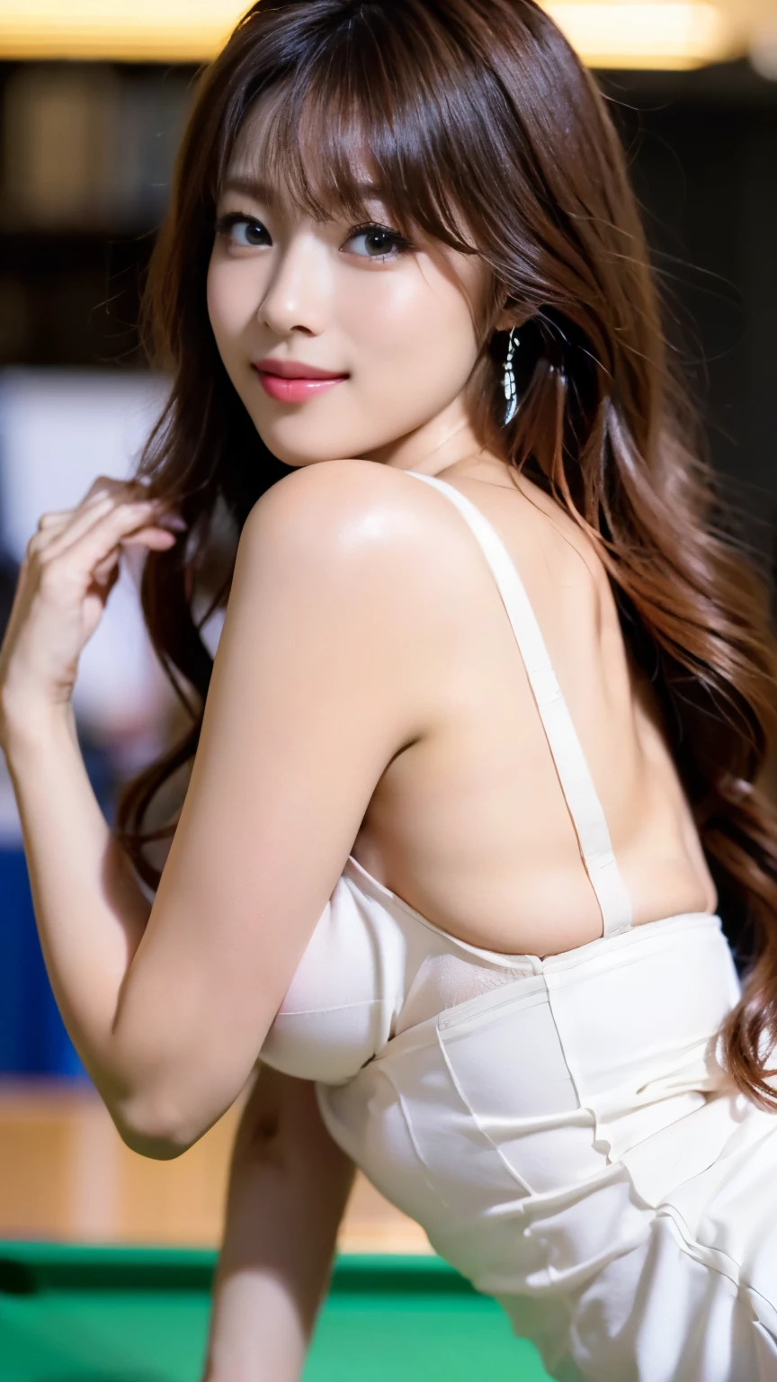 8k, masterpiece, RAW Photos, Highest quality, Realistic, extremely detailed CG unity 8k wallpaper, Written boundary depth, Cinematic Light, Lens flare, Ray Tracing, (Very beautiful face, Beautiful Lips, Beautiful Eyes), Exquisitely detailed face, ((Highly detailed skin)) One Girl, In the Dark, Deep Shadow, Cute Korean Girl, K-POPアイドル, 1 girl, (スリム slender fit-muscled body:1.3), ((View your audience)),(Big smile:1.3), (Midnight, Dark Night, (Neon Signs), (Blurred Background), Dim Light), (No people in the background:1.3), Beautiful earrings, bracelet, necklace, Clear Eyes, walk , Front shot, (Big eyes), look forward to, (Full Body Shot), Open the navel, (View your audience:1.3), Mid-chest, (Camel Toe), Thick thighs, Turn back, (Sheer white lace bikini), (Tight Bikini), ((Turn back, Buckshot)), Ultra Micro Bikini 1.8,Blonde meshウェーブヘア:1.8,Grey Eyes:1.8,long and voluminous lashes:1.5,Sunburned skin:1.8,Large, narrow eyes:1.9,Shut your mouth.:1.9,voluminous curly hair:1.8,Blonde mesh:1.8,Tight waist:1.5,Round and beautifully shaped butt:1.5,Large pupils:1.5,Tear bags,Transparent double eyelids,Model pose:1.5,Embarrassed look:1.5,Low-rise panties:1.8,Thong Panties:1.9,